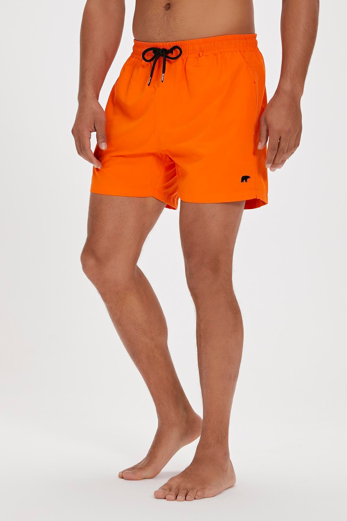 Chameleon Suda Renk Değiştiren Turuncu Erkek Deniz Şortu