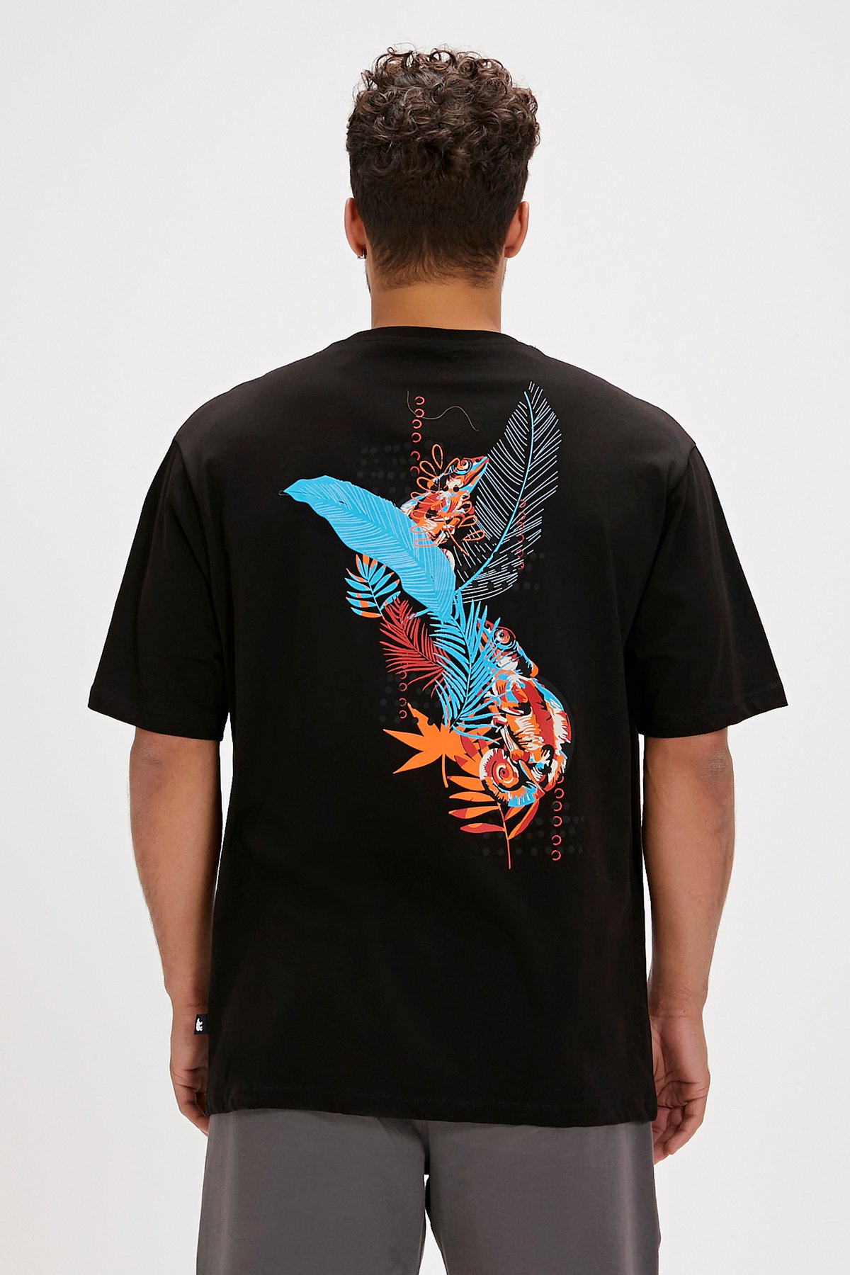 Chamelon Night Men's Oversize T-Shirt