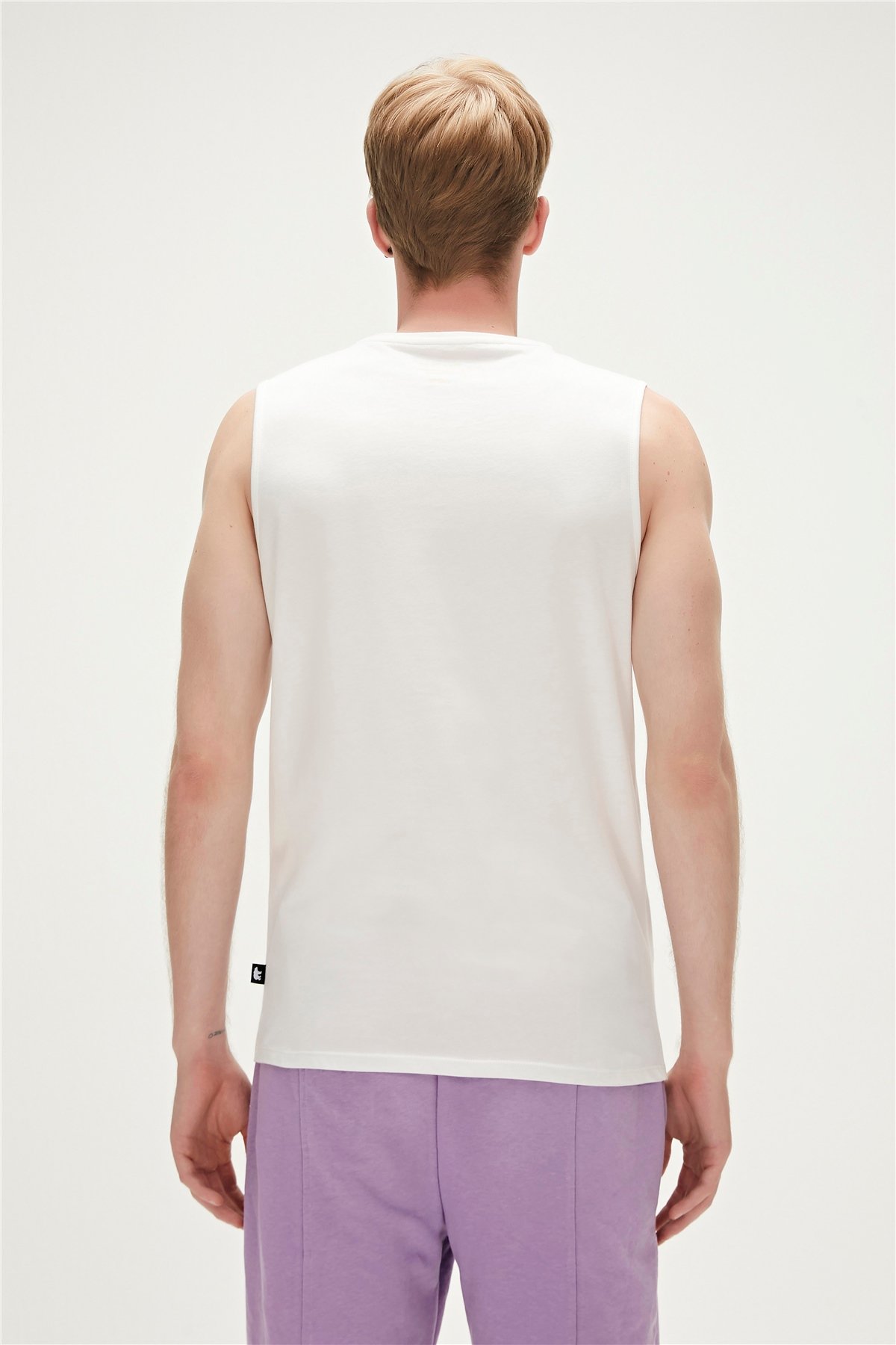 COCKEREL TANK-TOP BEYAZ