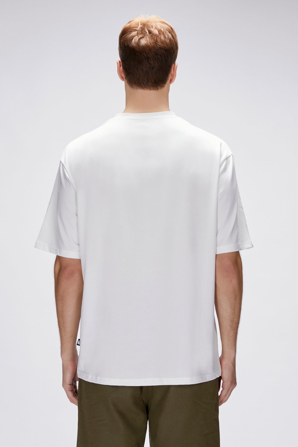 Collis Beyaz Erkek Baskılı Tişört