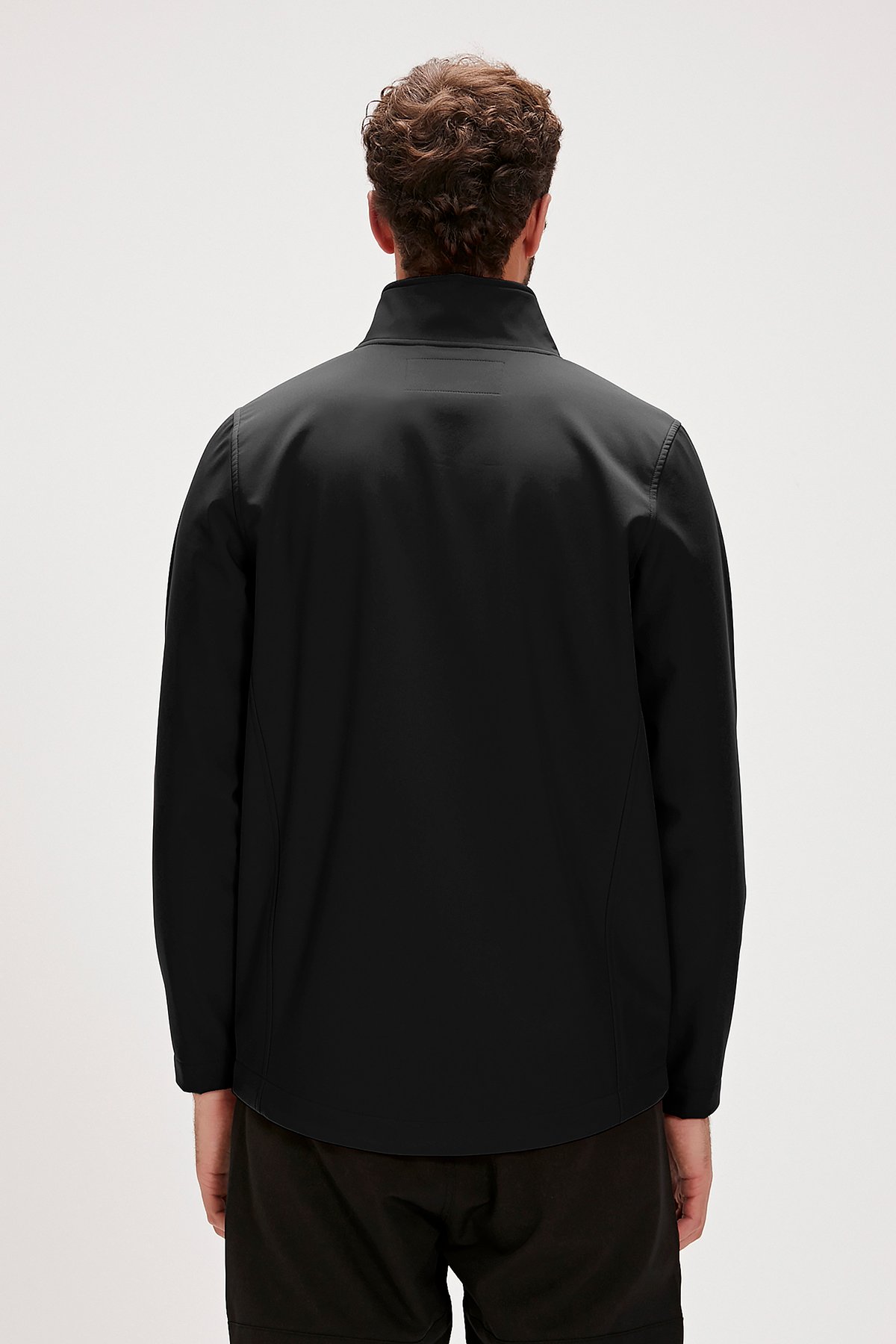 Conch Black Men's Softshell Jacket