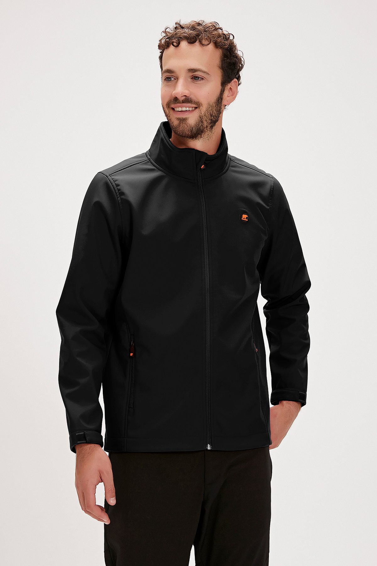 Conch Black Men's Softshell Jacket