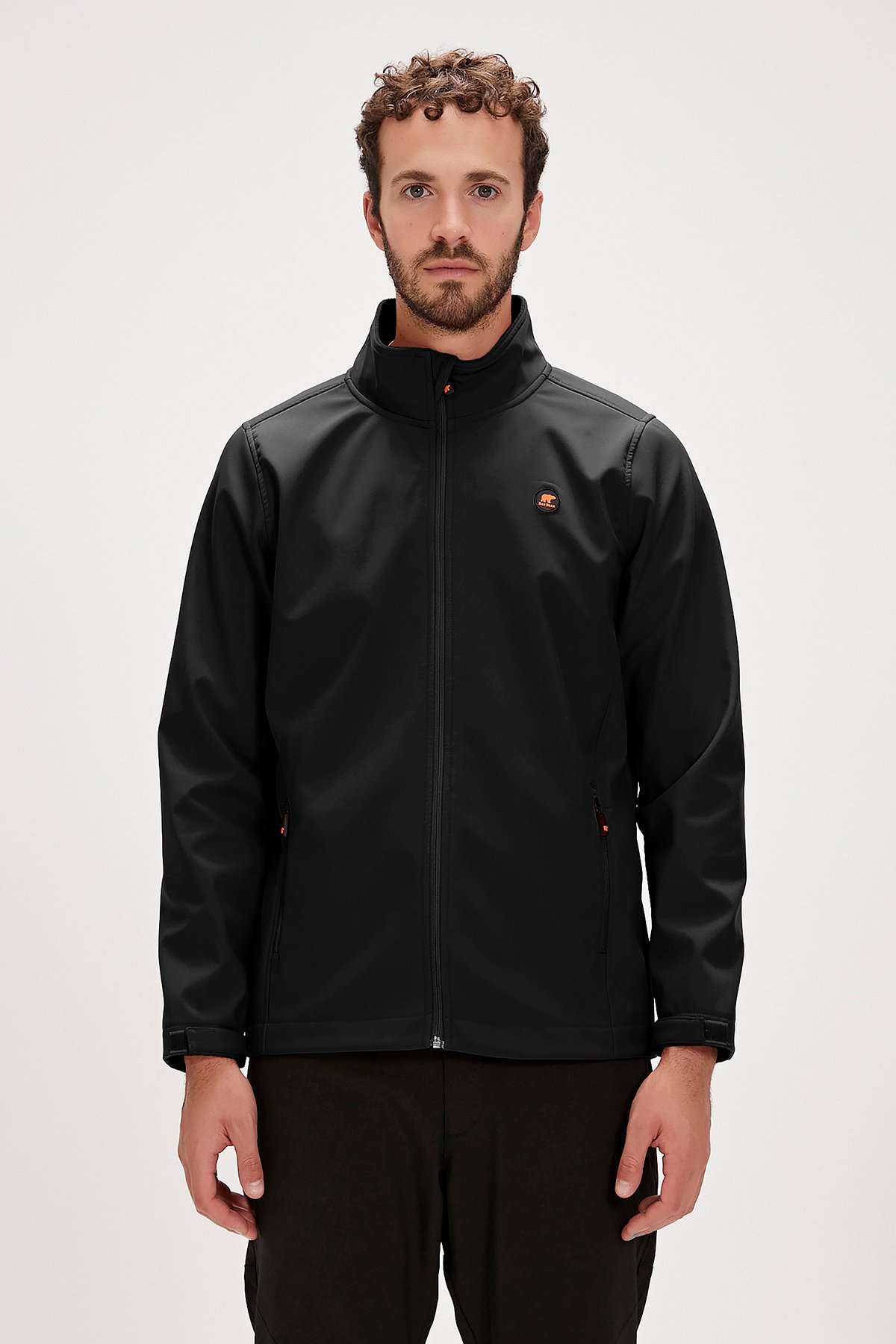 Conch Black Men's Softshell Jacket