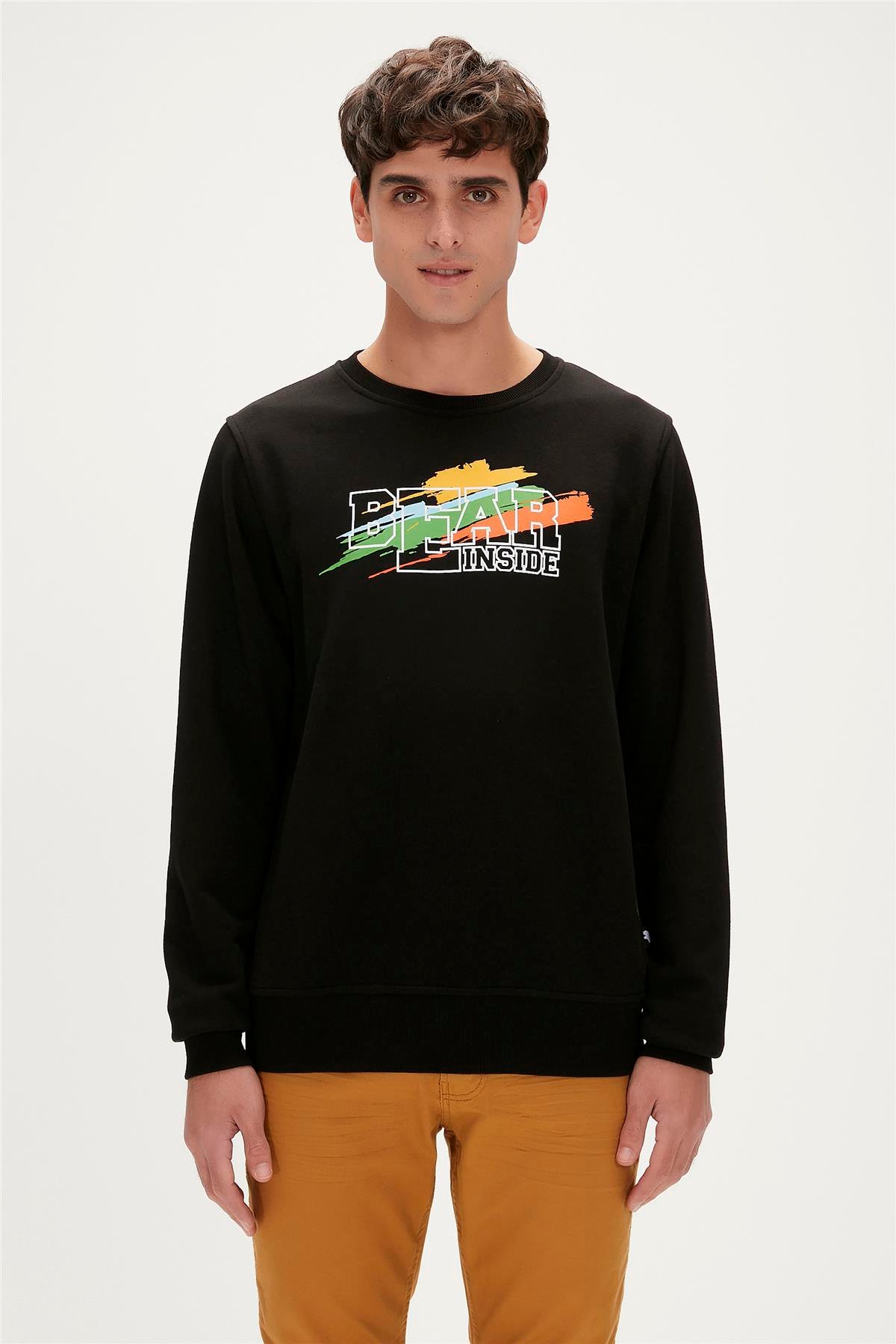 CRAYON CREWNECK SİYAH