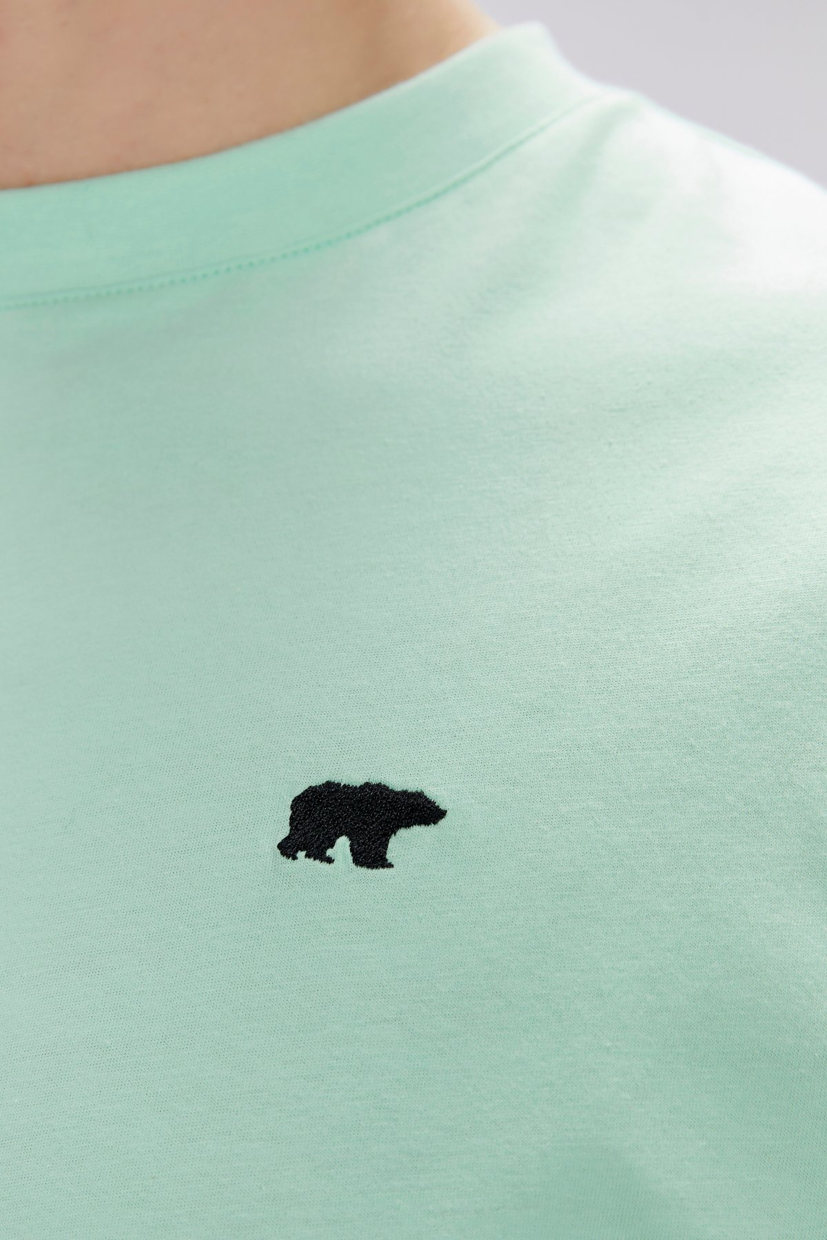 Damon Yeşil Erkek Oversize Tişört