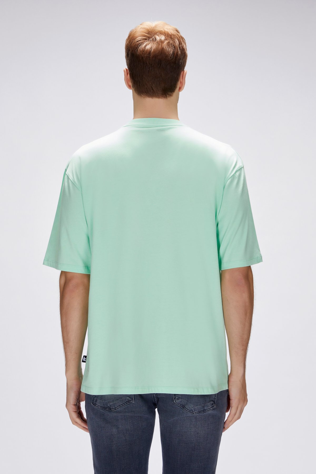 Damon Yeşil Erkek Oversize Tişört