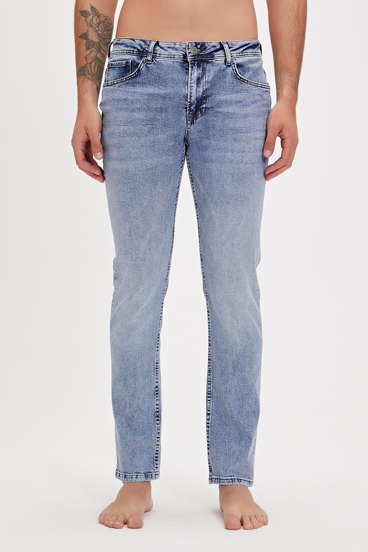 Dante Jeans Buz Mavi Erkek Denim Pantolon