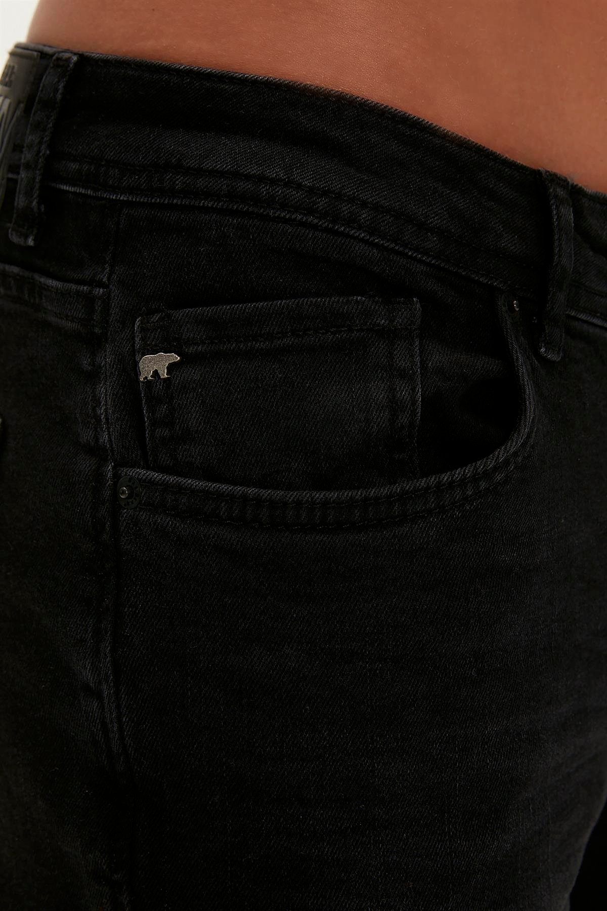 Dante Jeans Siyah Erkek Denim Pantolon