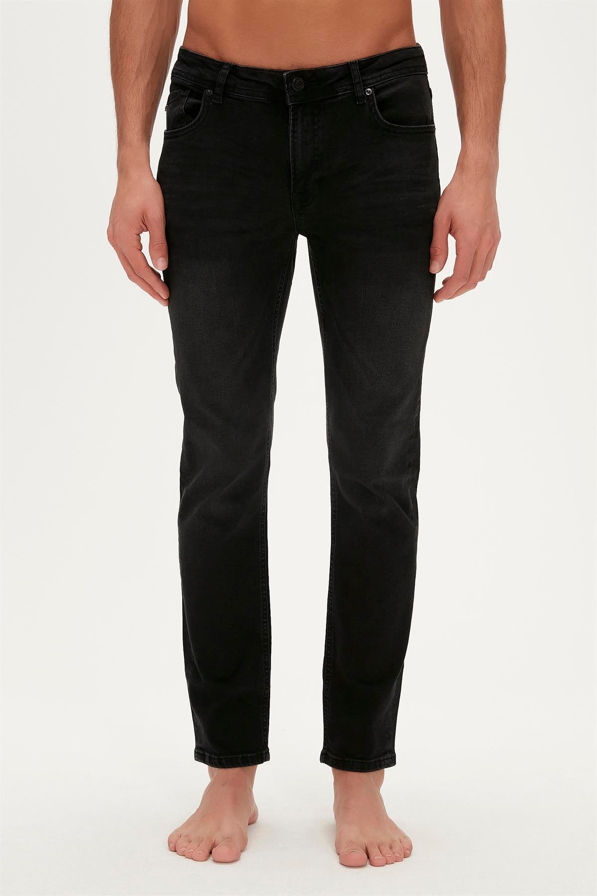 Dante Jeans Siyah Erkek Denim Pantolon