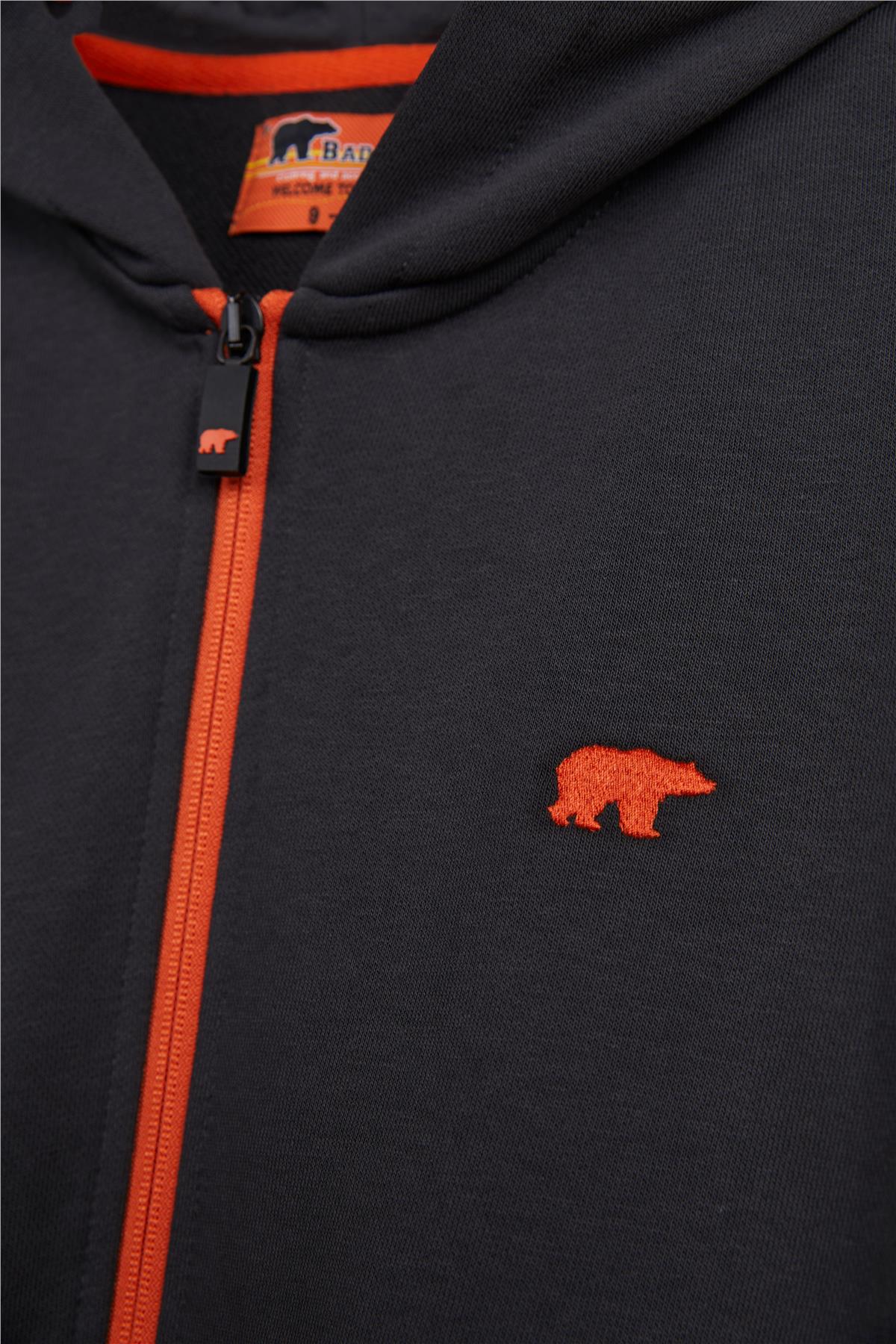 DARREL FULL ZIP JR FULL ZIP HOODIE ASPHALT  ÇOCUK SWEATSHIRT DARREL FULL ZIP JRDARREL FULL ZIP JR