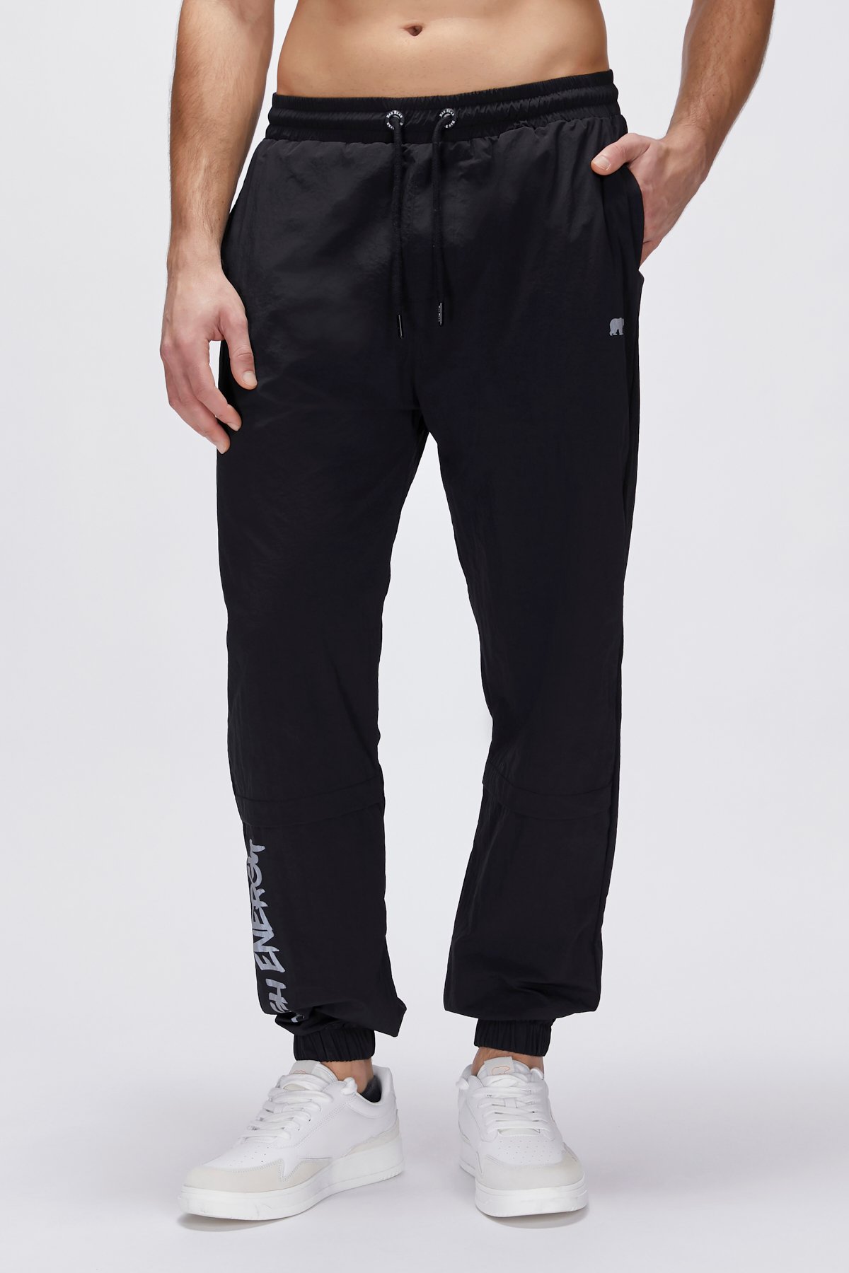David Siyah Erkek Jogger Pantolon