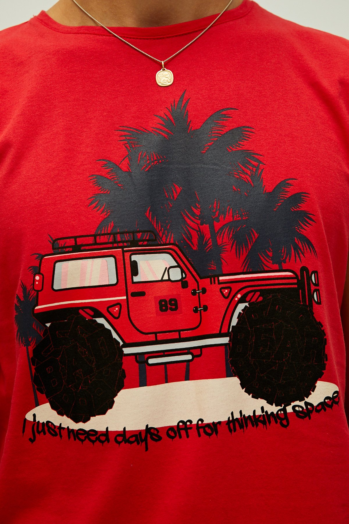 Days Off Tank-Top Crımsonred