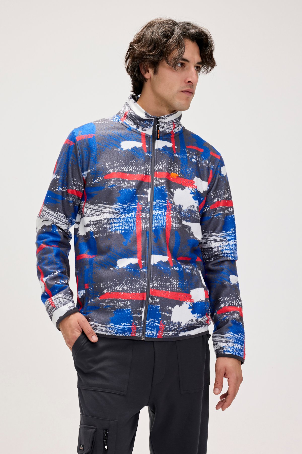 DREW FULL ZIP POLAR POLAR ASPHALT  ERKEK OUTERWEAR DREW FULL ZIP POLARDREW FULL ZIP POLAR