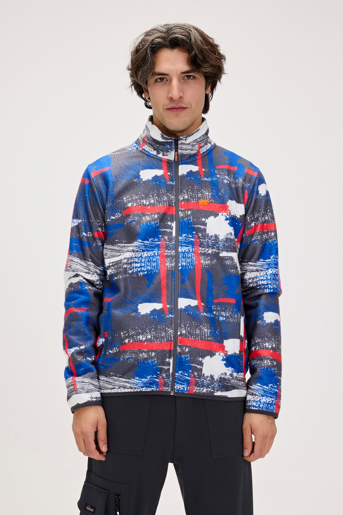 DREW FULL ZIP POLAR POLAR ASPHALT  ERKEK OUTERWEAR DREW FULL ZIP POLARDREW FULL ZIP POLAR