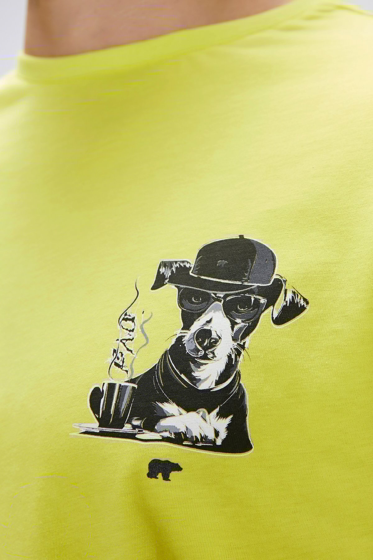 Duggie Yeşil Erkek Baskılı Tişört