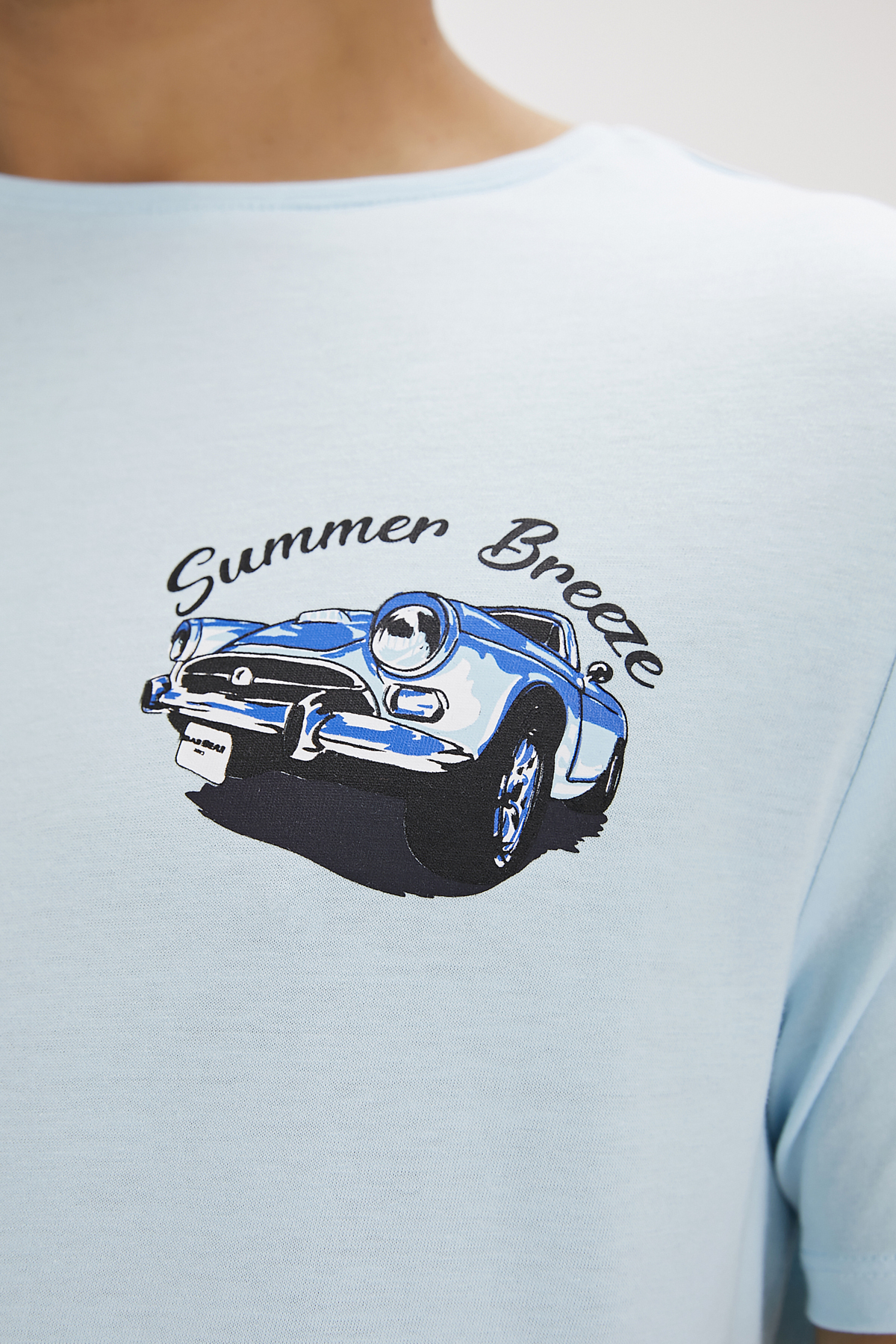 Dustin Sky Blue Men's T-Shirt