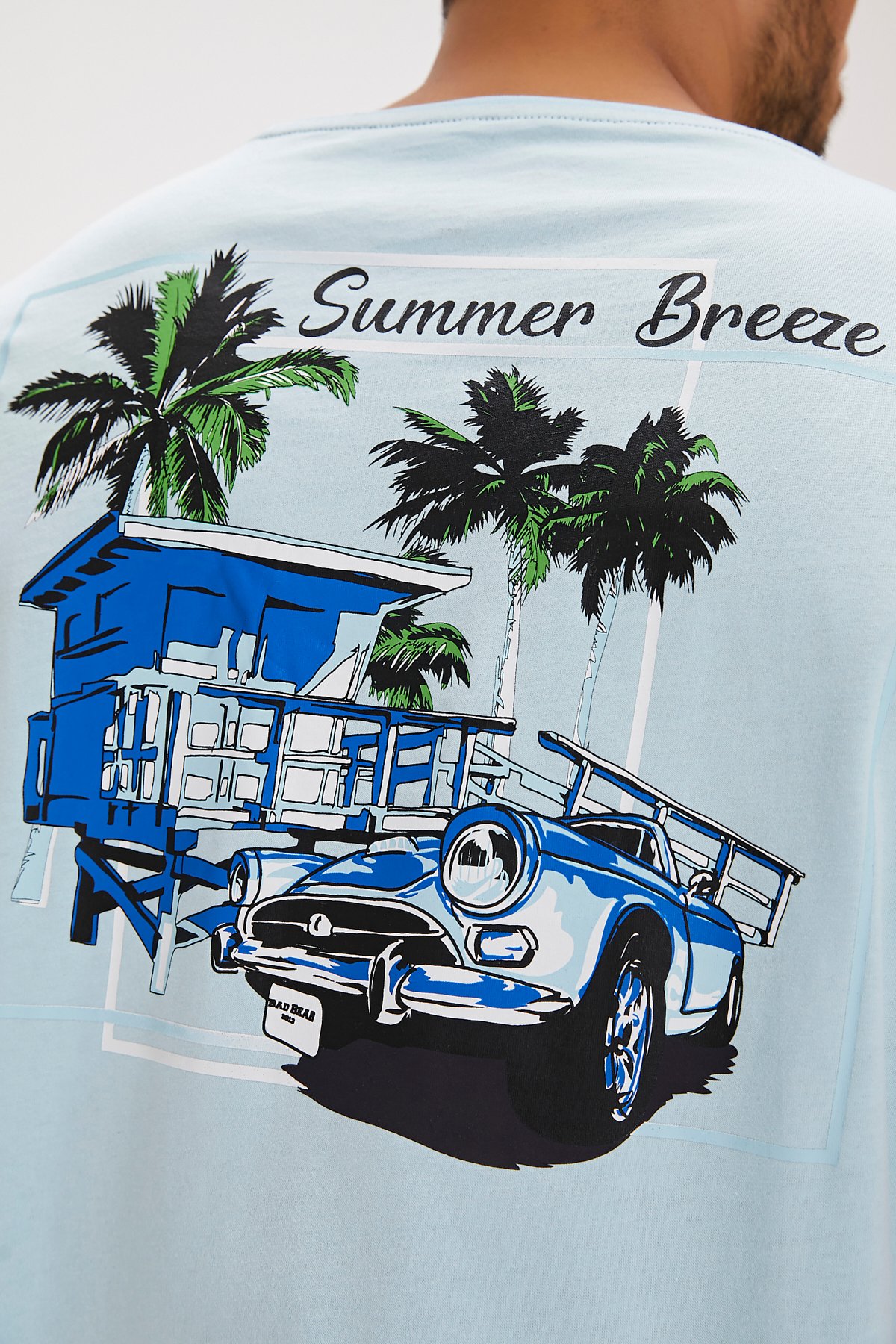 Dustin Sky Blue Men's T-Shirt