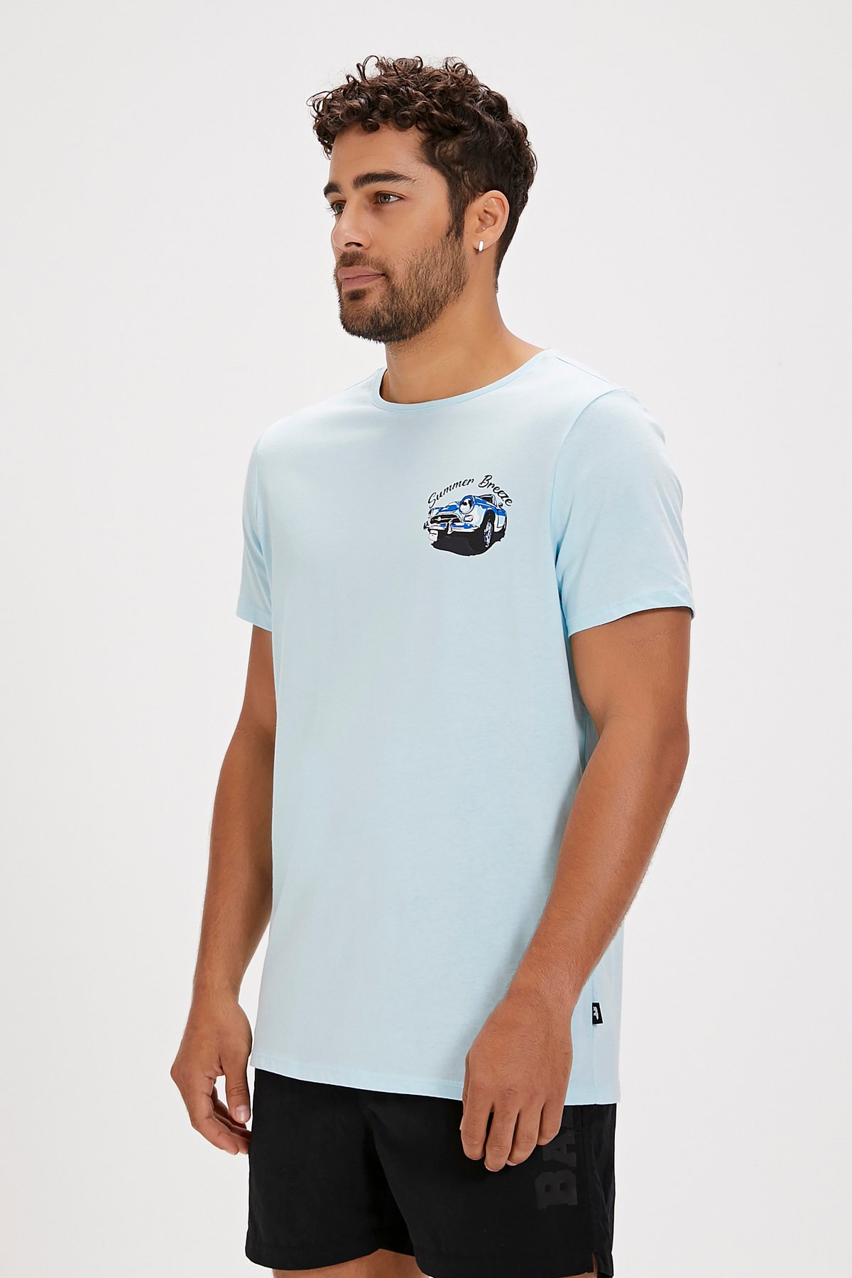 Dustin Sky Blue Men's T-Shirt