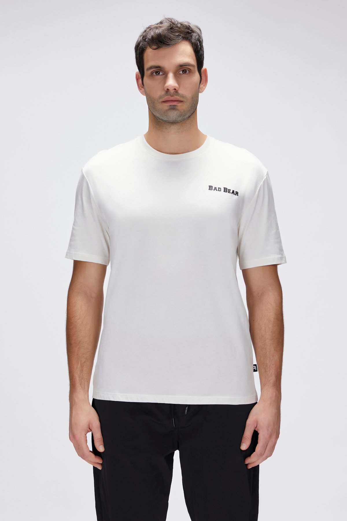 Eddy Beyaz Erkek Baskılı Tişört