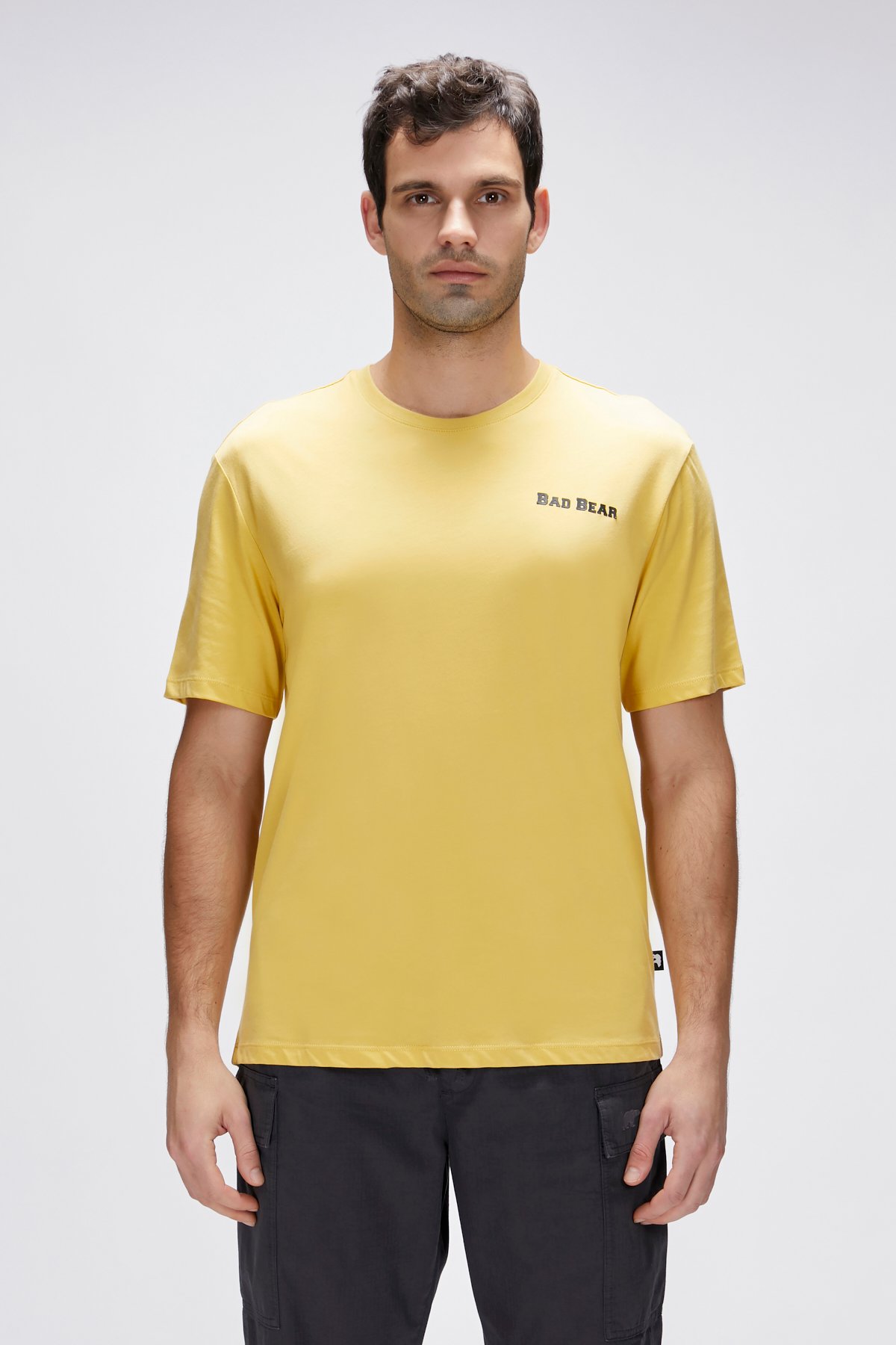 Eddy Sarı Baskılı Tişört