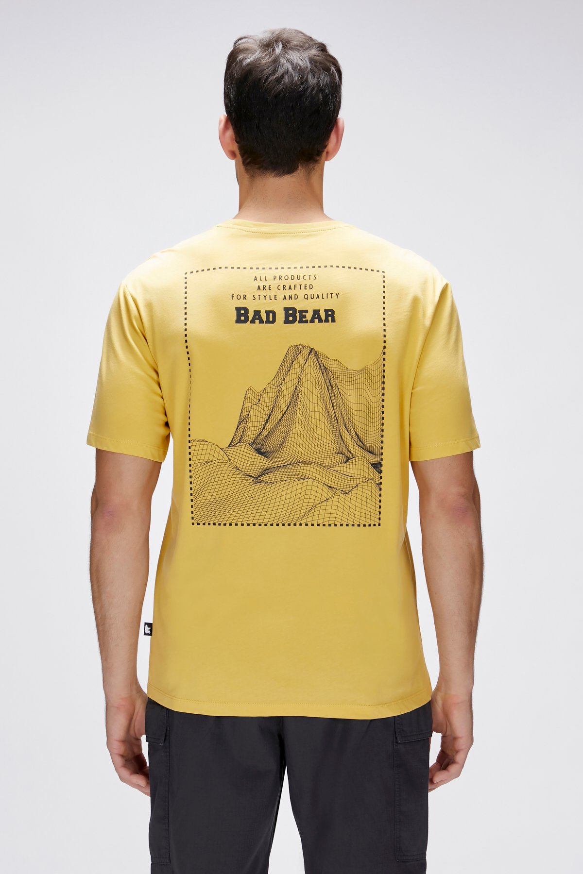 Eddy Sarı Baskılı Tişört