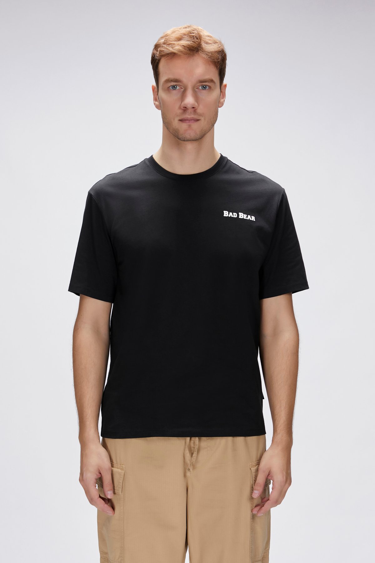 Eddy Siyah Erkek Baskılı Tişört