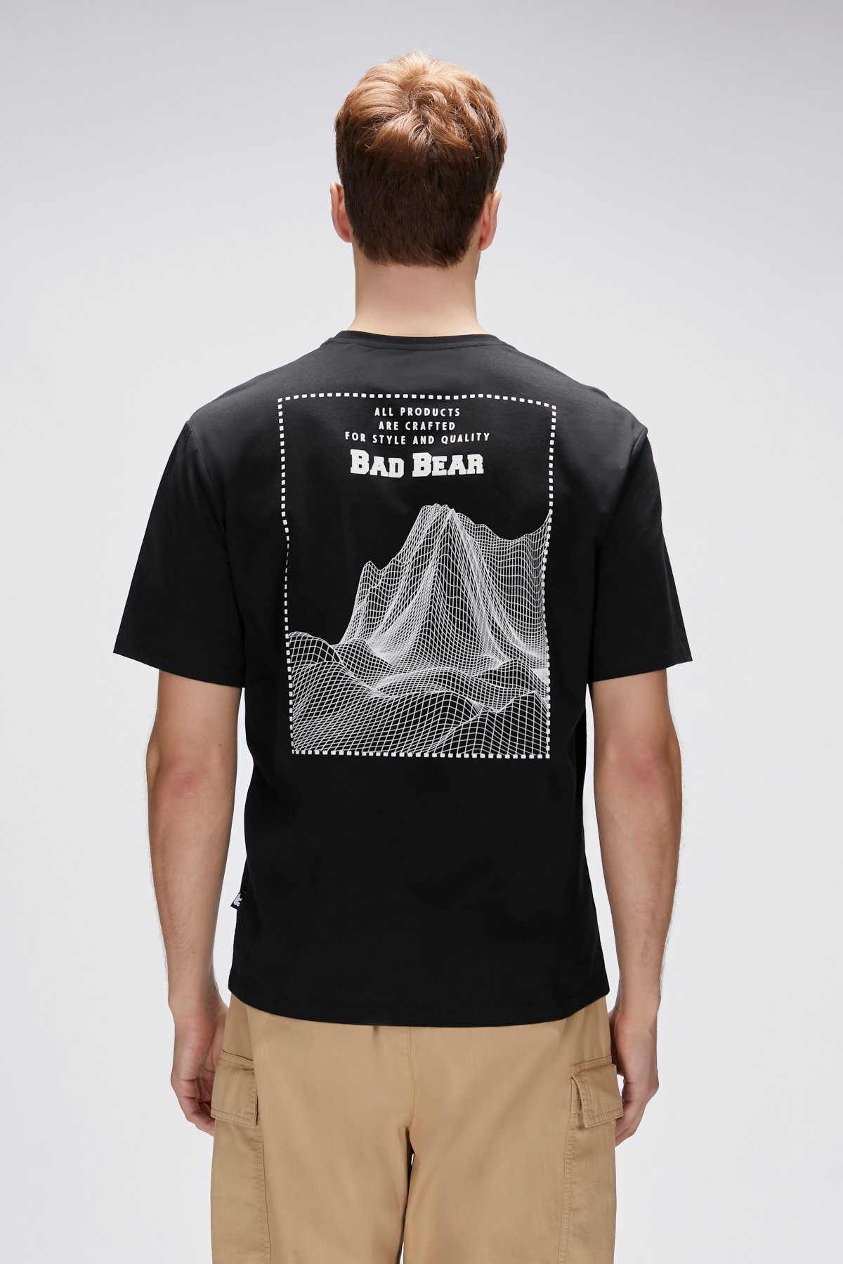 Eddy Siyah Erkek Baskılı Tişört