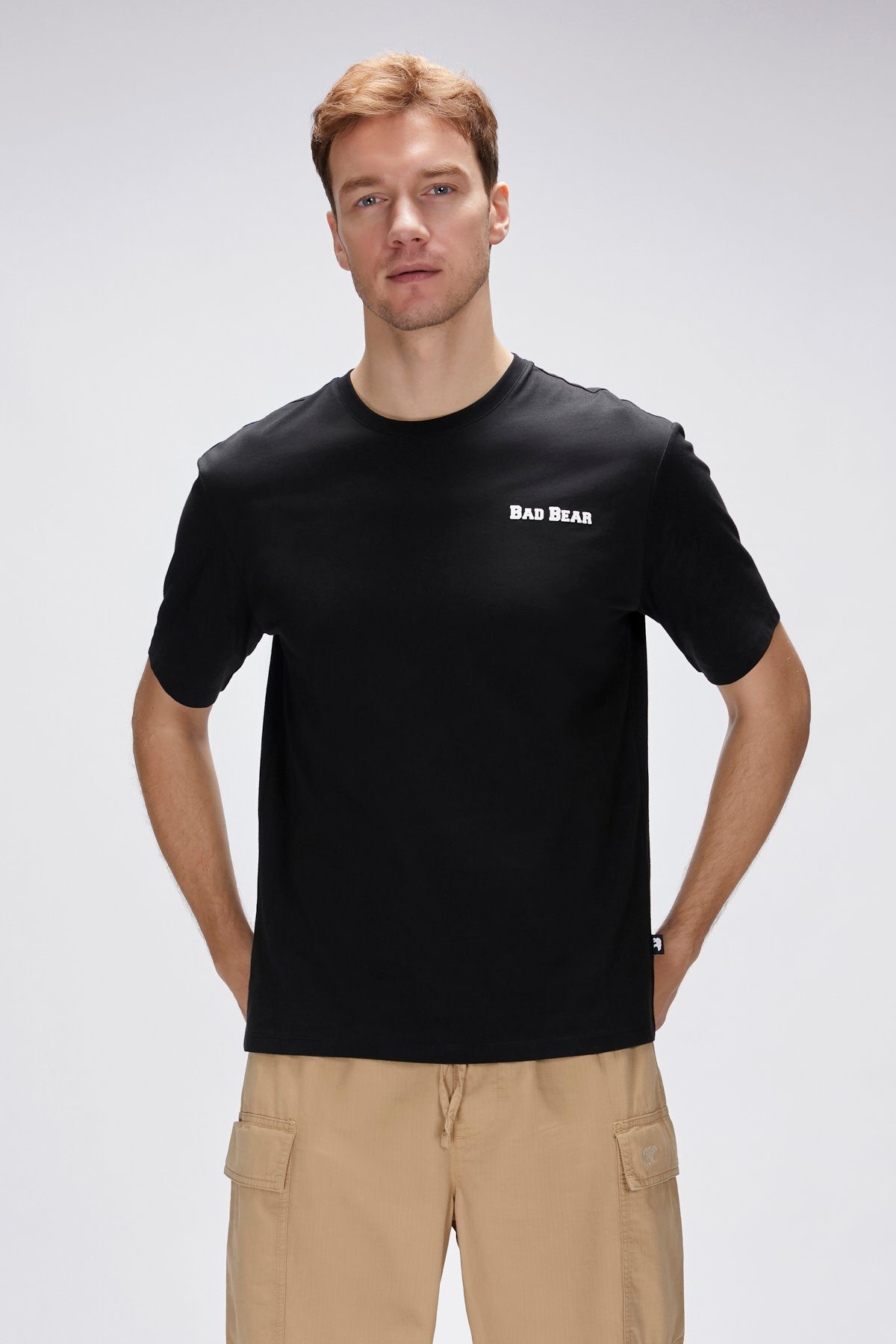 Eddy Siyah Erkek Baskılı Tişört