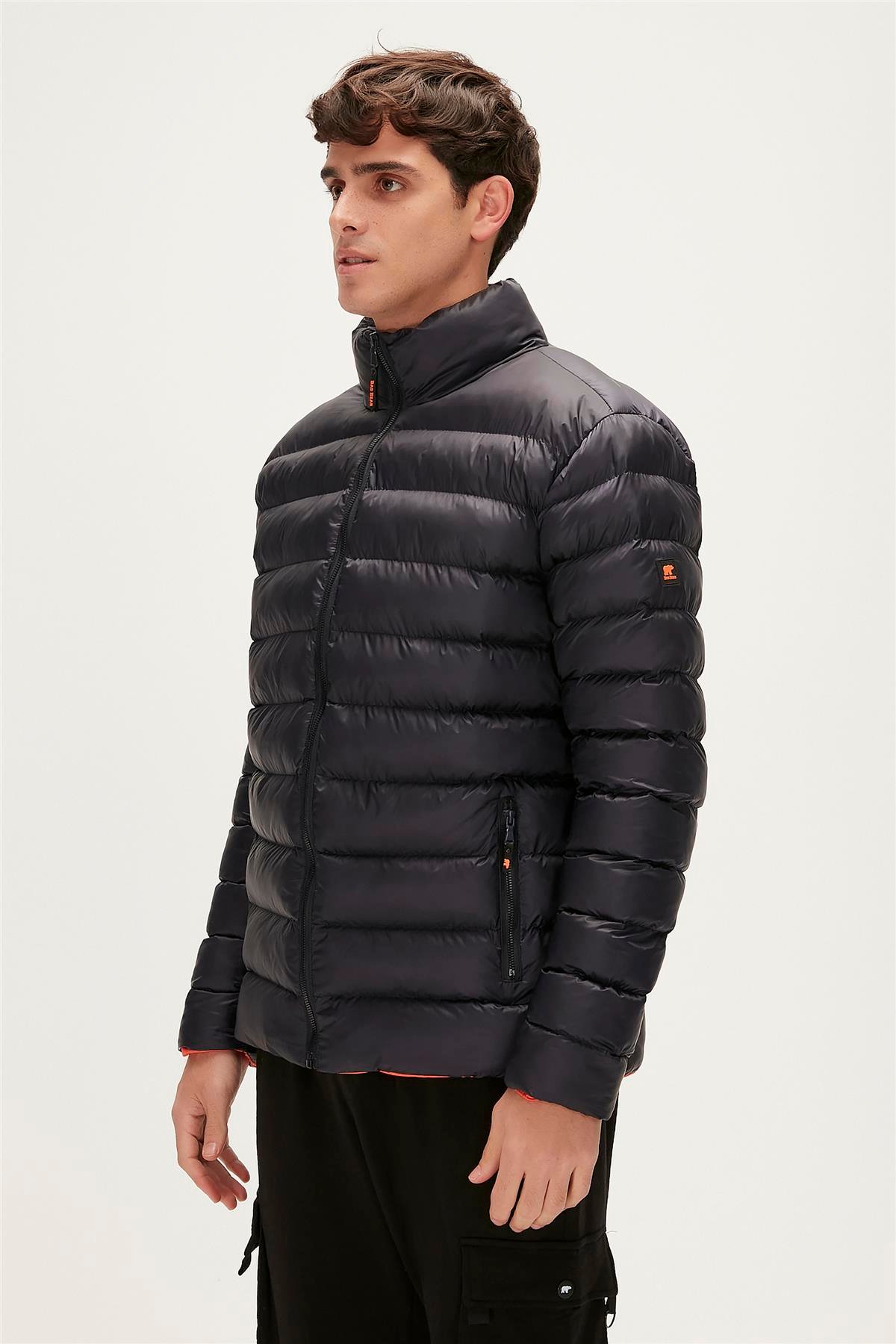 ELON PUFFER LACİVERT