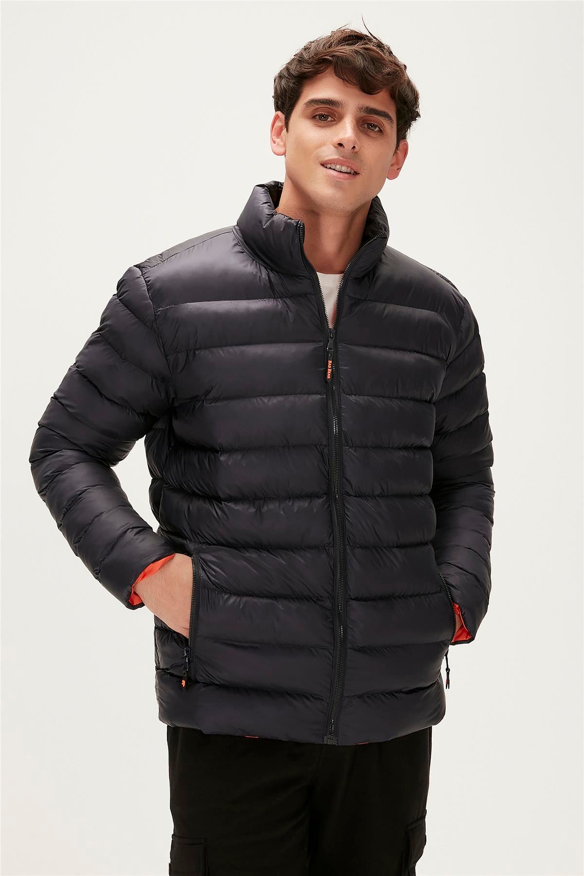 ELON PUFFER LACİVERT