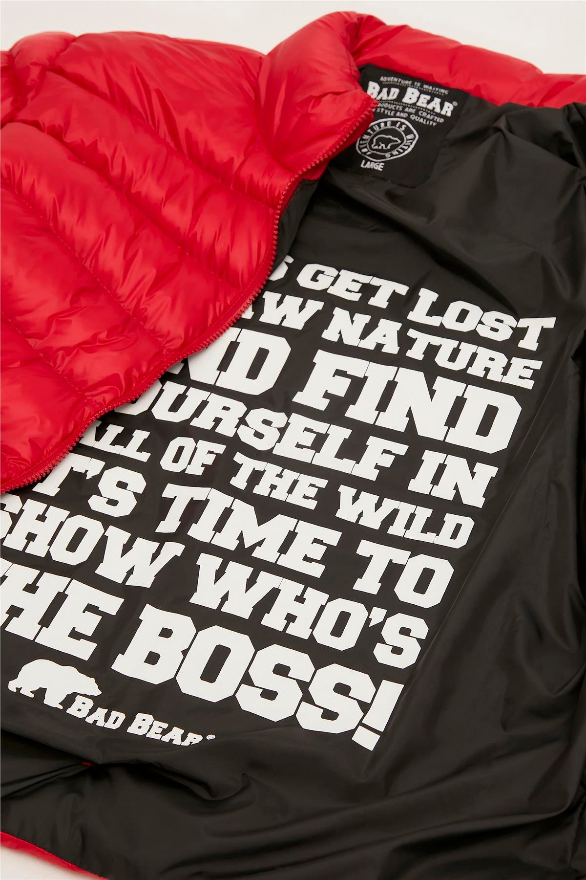 ELON PUFFER PARLAK KIRMIZI