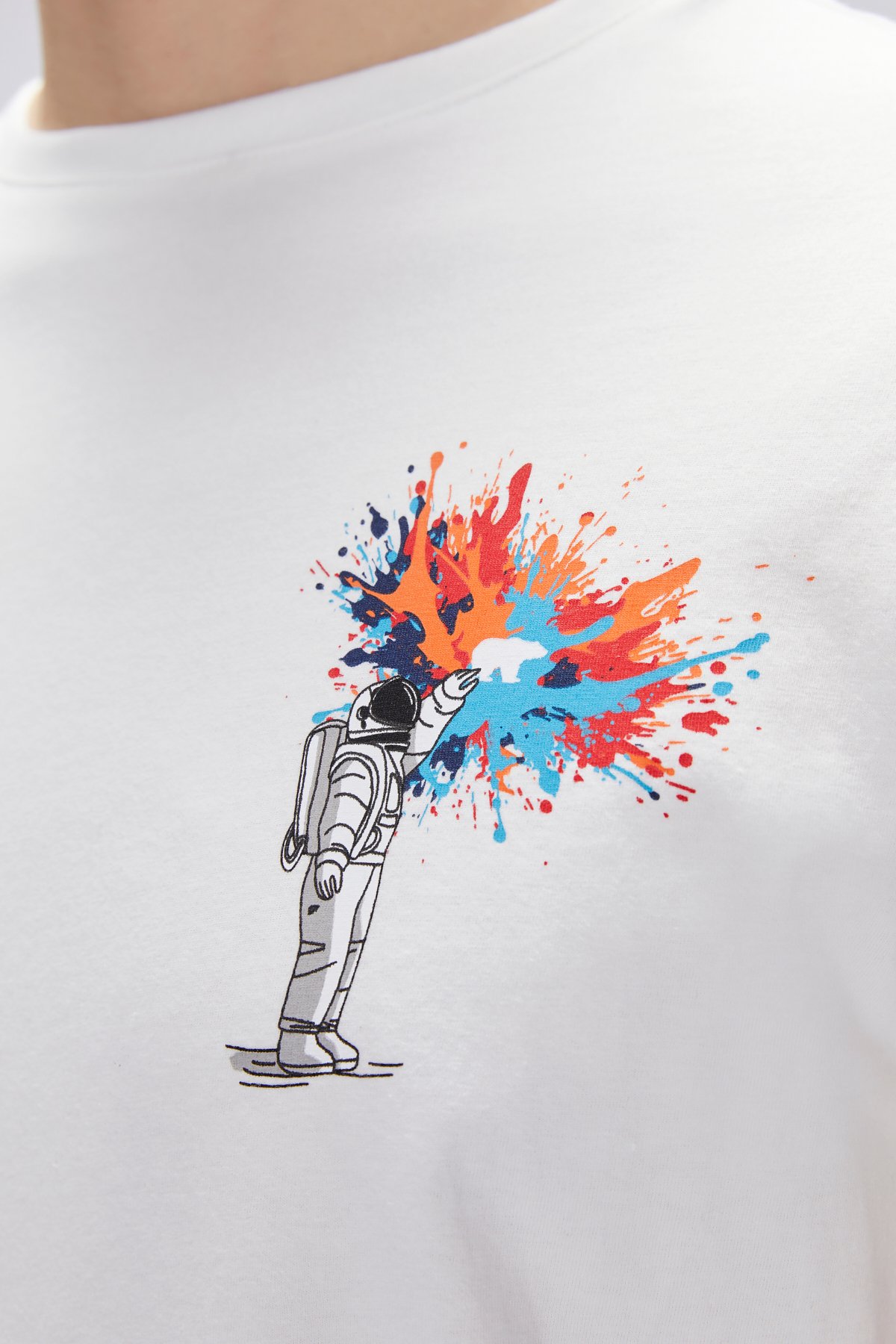 Endless Off-White Men's Printed T-Shirt