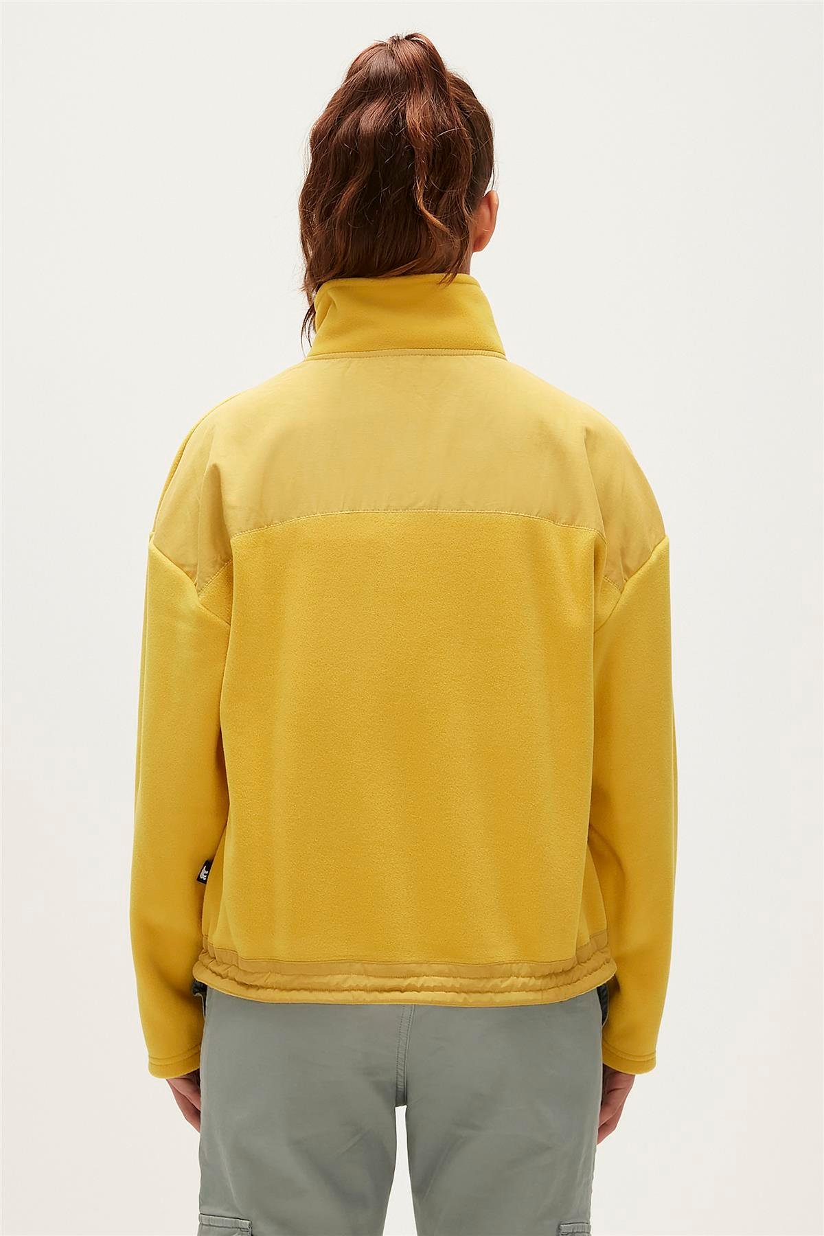 EVA HALF ZIP  POLAR ELMA SARISI