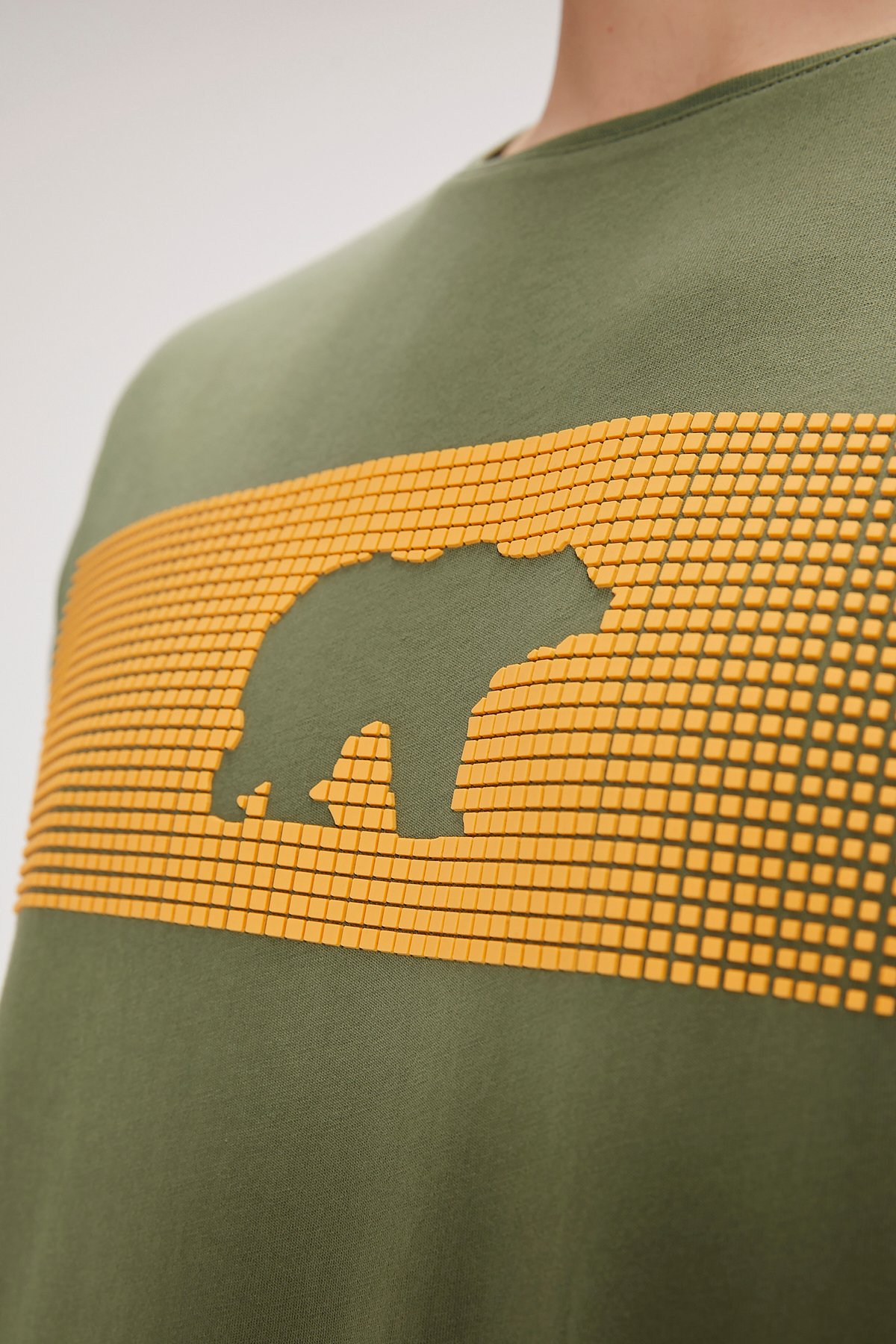 Fancy Soluk Yeşil Baskılı Erkek Tişört