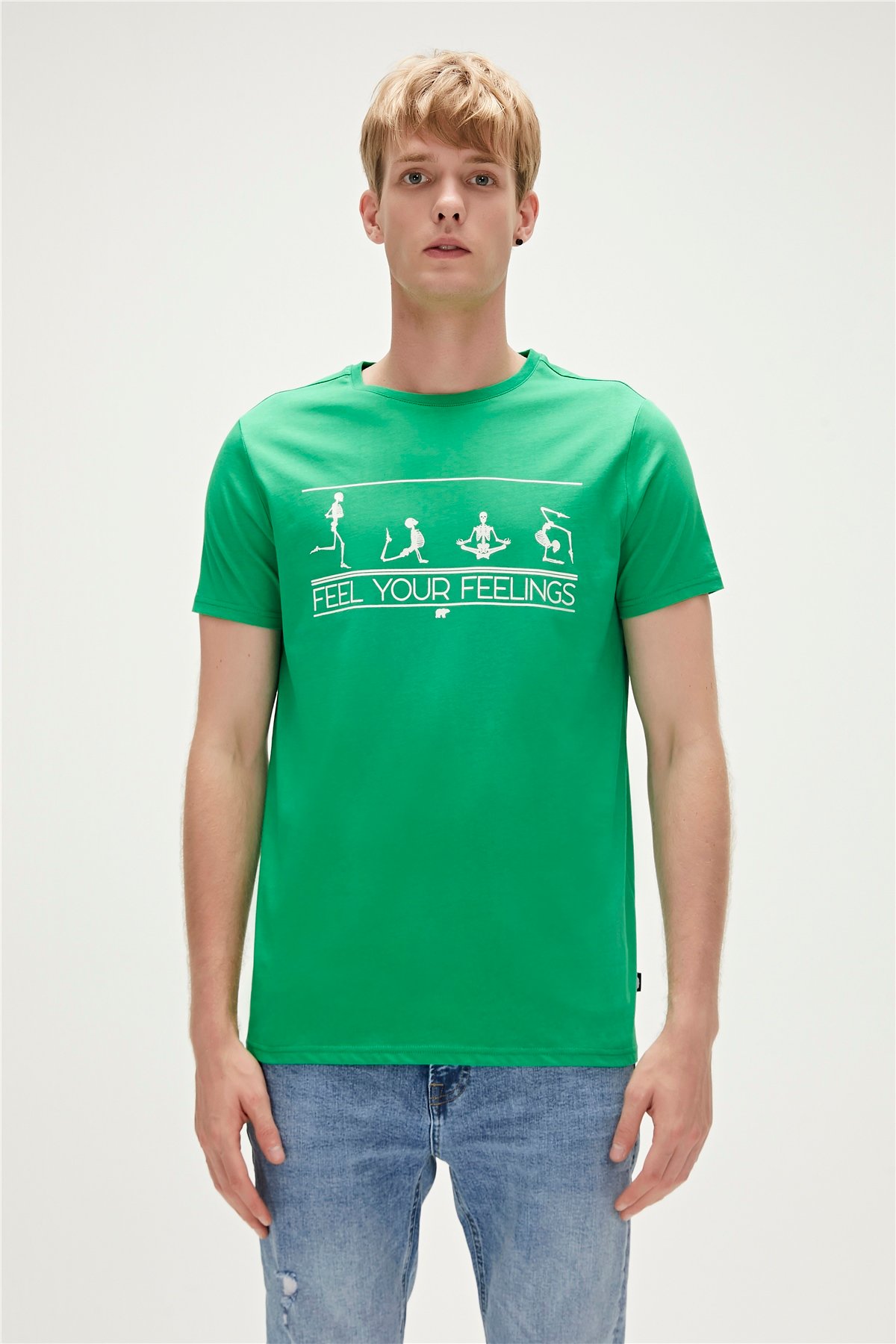 FEEL YOU T-SHIRT YEŞİL