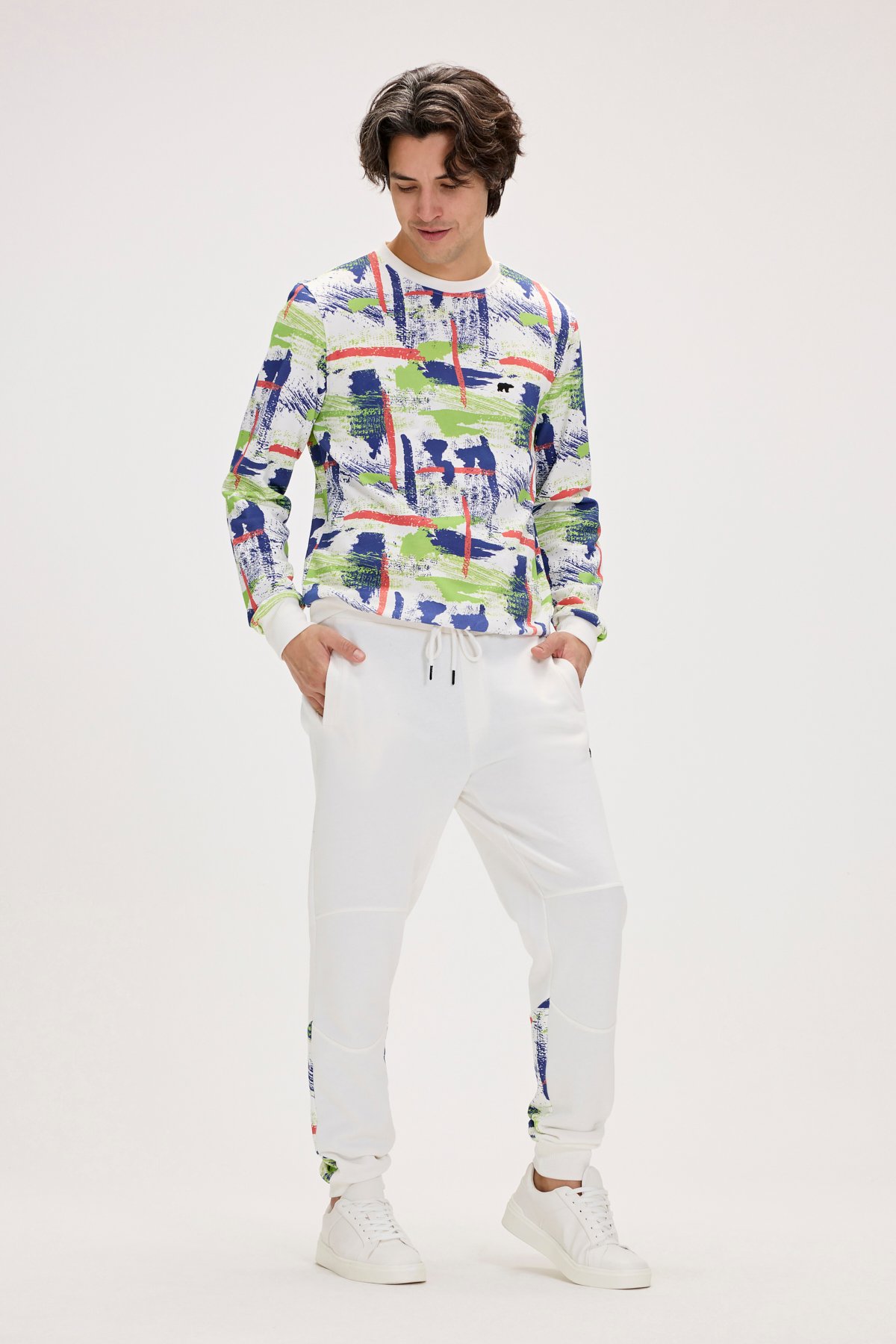 FLAME SWEATPANTS SWEATPANTS OFF-WHITE  ERKEK PANTS FLAME SWEATPANTSFLAME SWEATPANTS