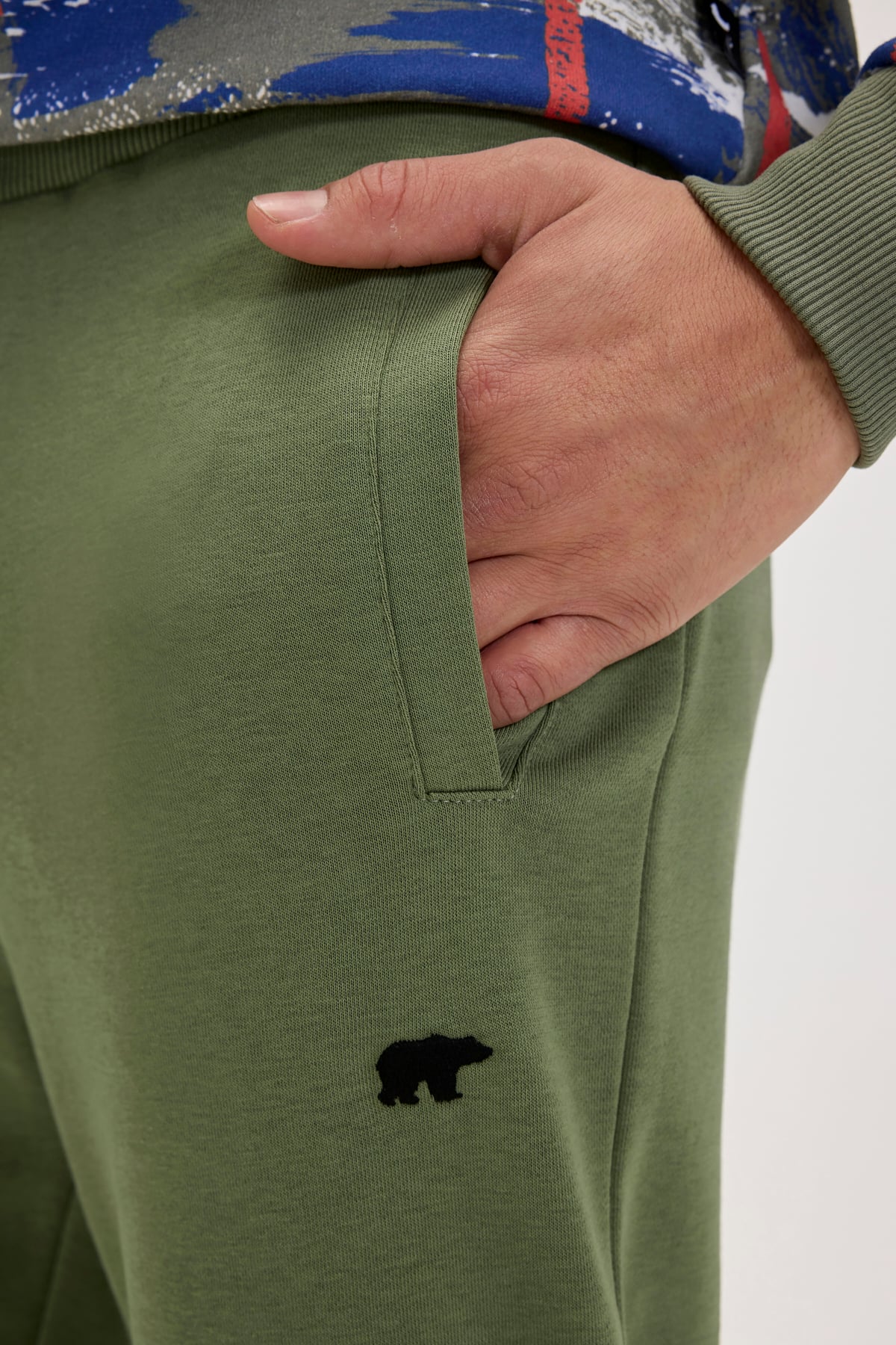 FLAME SWEATPANTS SWEATPANTS THYME  ERKEK PANTS FLAME SWEATPANTSFLAME SWEATPANTS