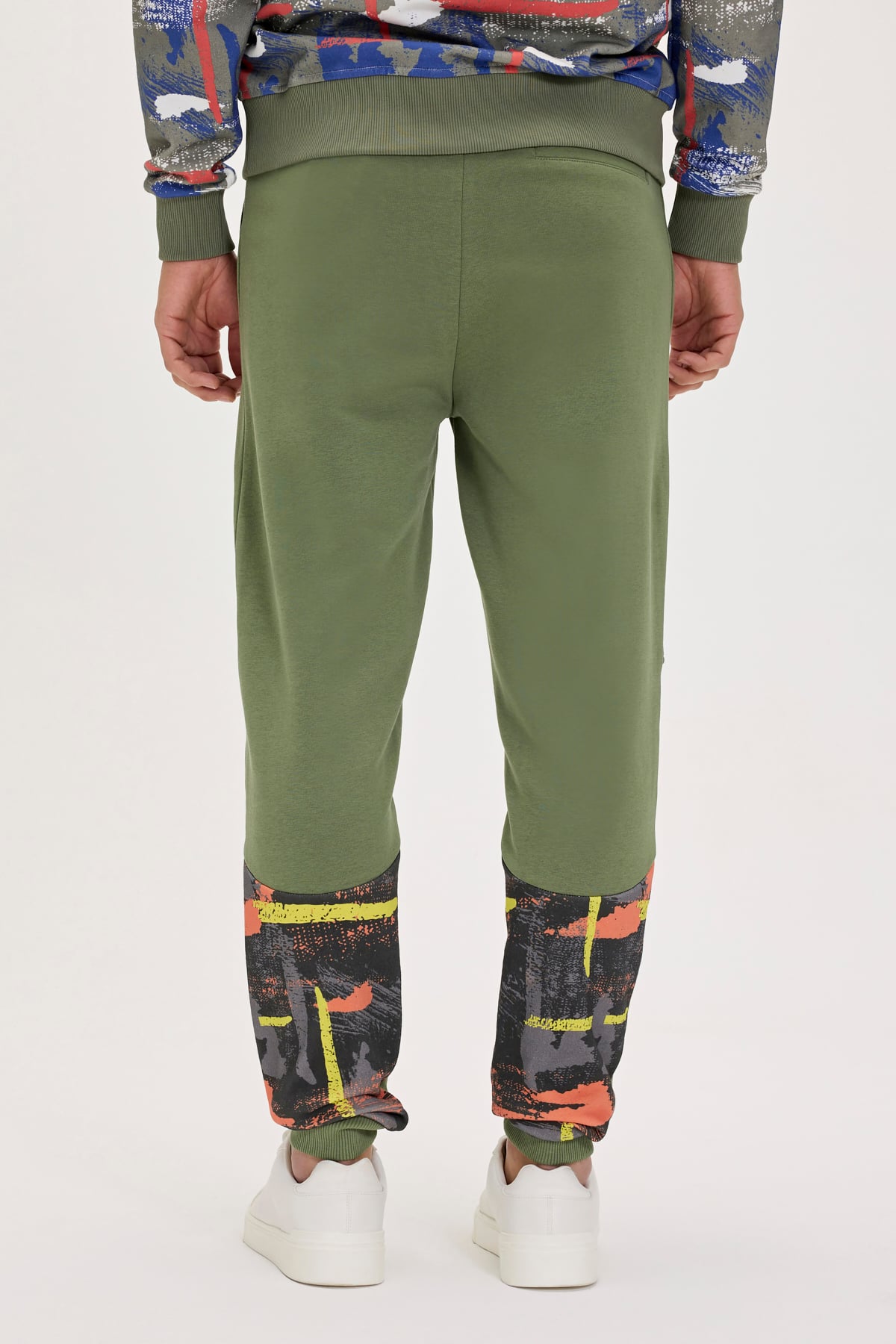 FLAME SWEATPANTS SWEATPANTS THYME  ERKEK PANTS FLAME SWEATPANTSFLAME SWEATPANTS