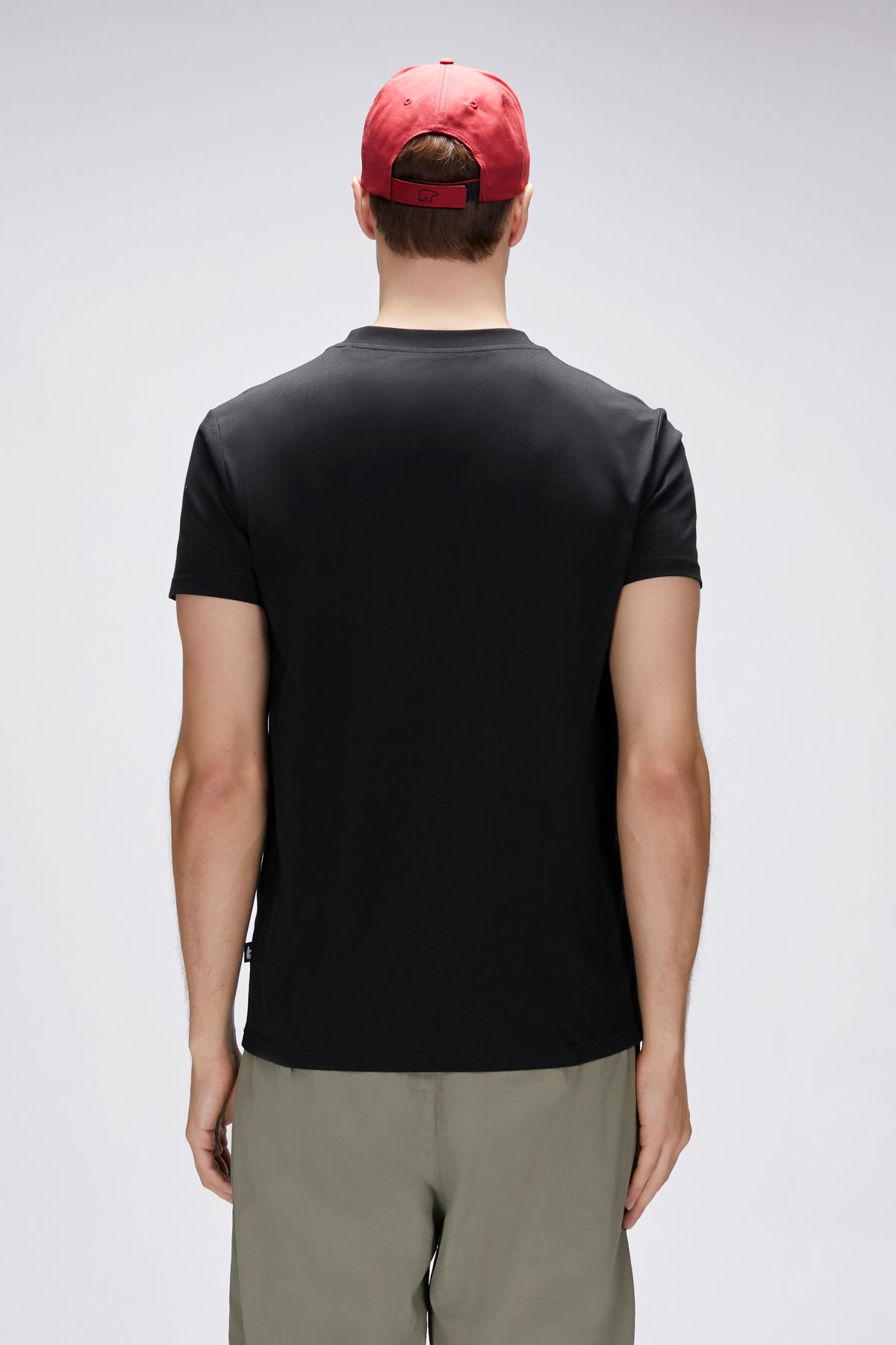 Flint Siyah Erkek Baskılı Tişört