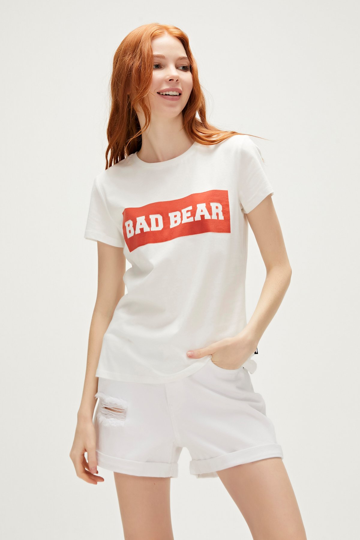 FLOG T-SHIRT BEYAZ