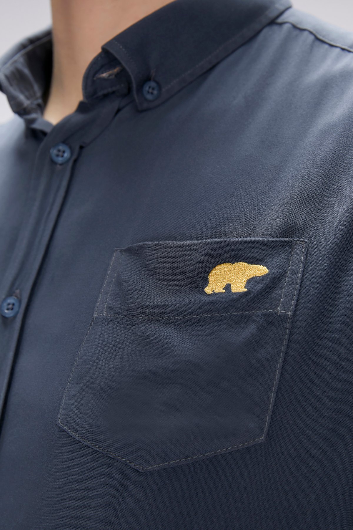 FRANK SHIRT BASIC SHIRT ASPHALT DÜĞMELİ MAN SHIRT FRANK SHIRTFRANK SHIRT