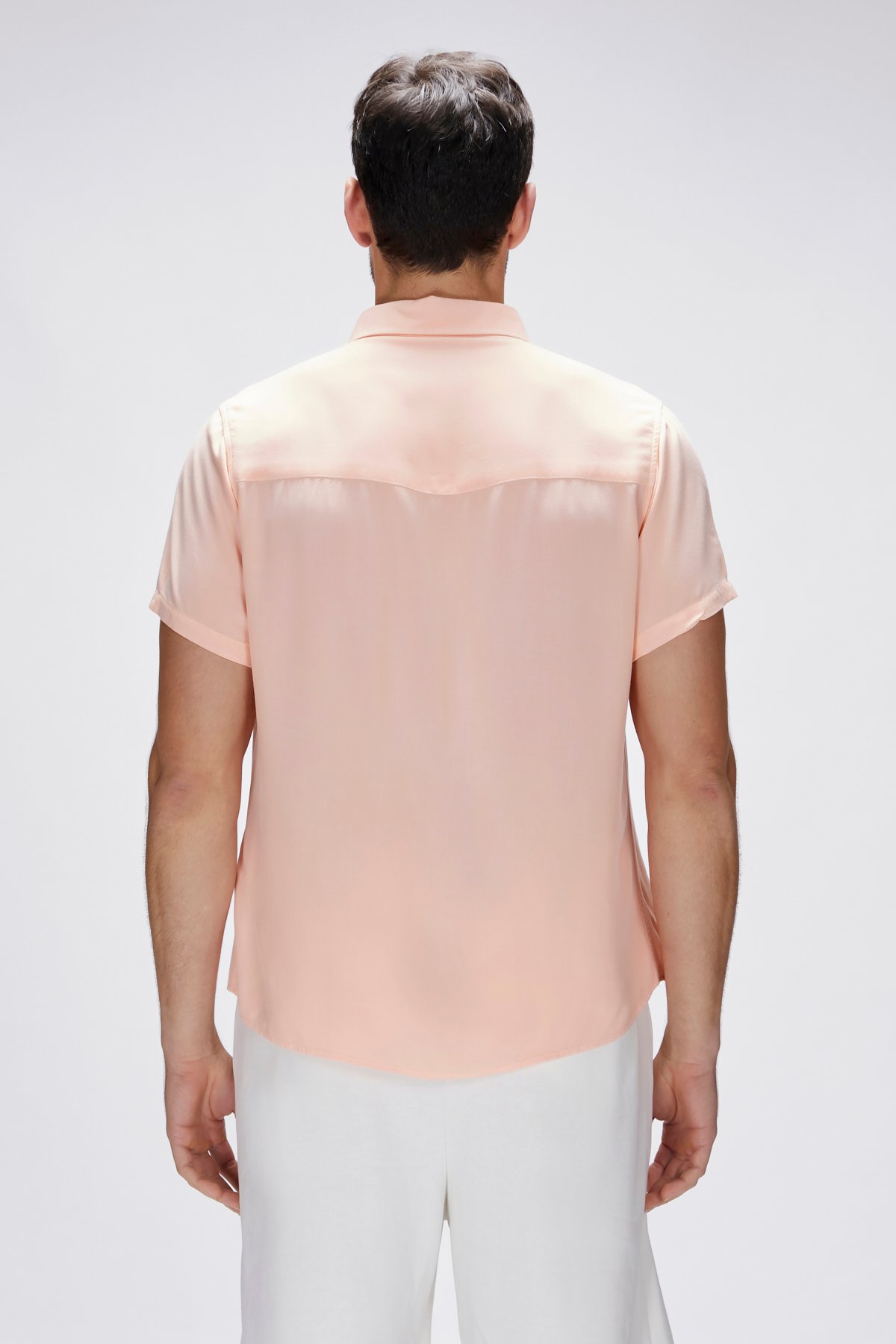 FRANK SHIRT BASIC SHIRT MELLOW PEACH DÜĞMELİ MAN SHIRT FRANK SHIRTFRANK SHIRT