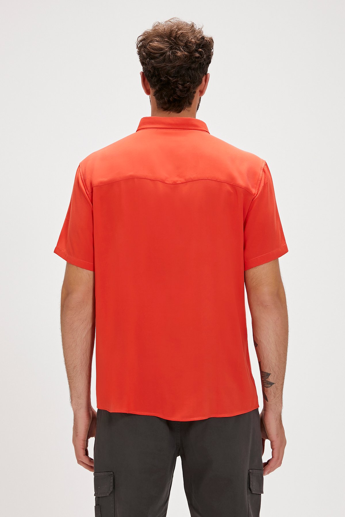 Frank Tarçın Erkek Basic Kısa Kollu Gömlek