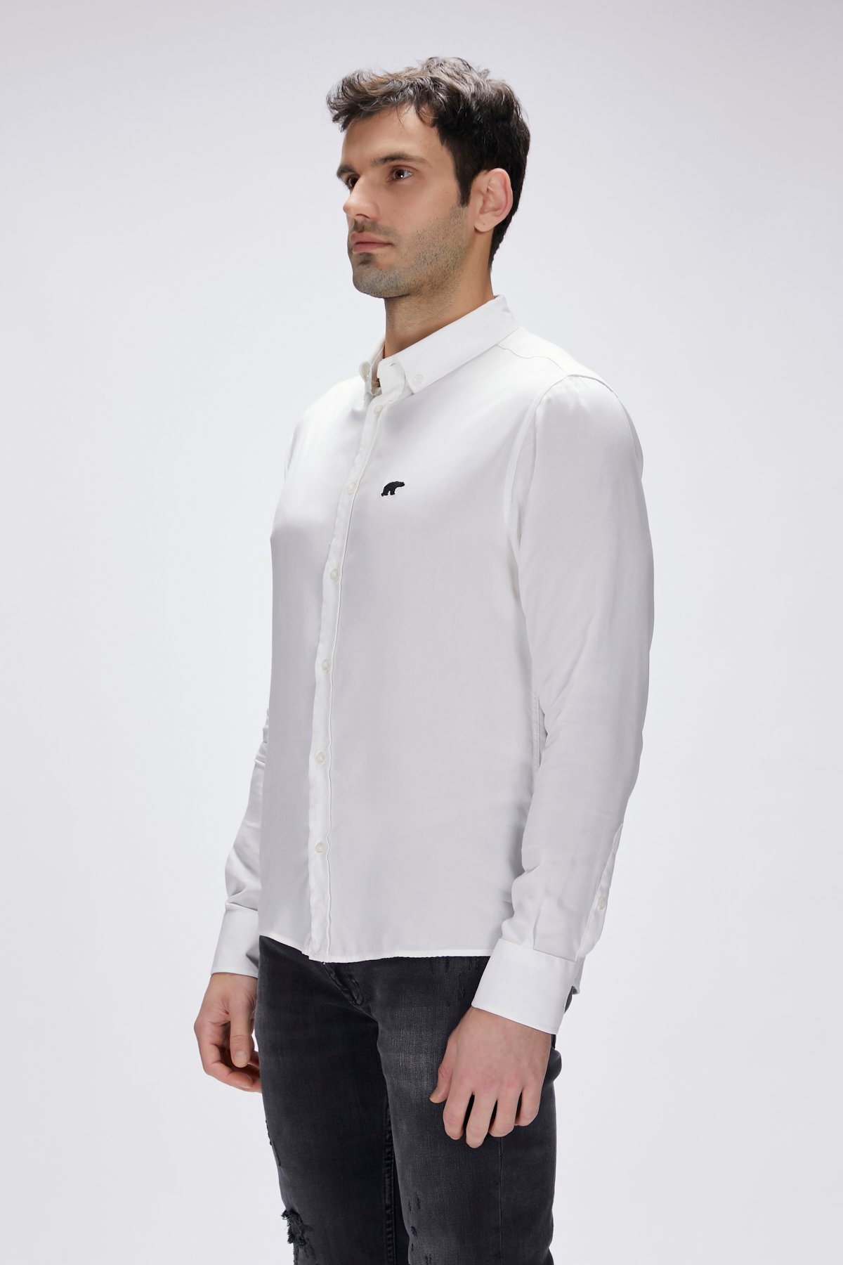 Fred Beyaz Erkek Gömlek