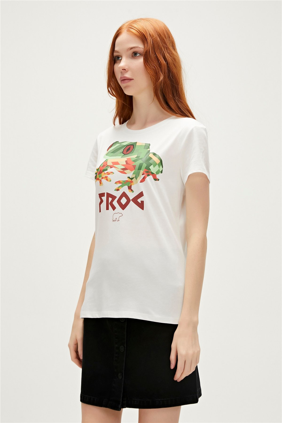 FROG T-SHIRT BEYAZ