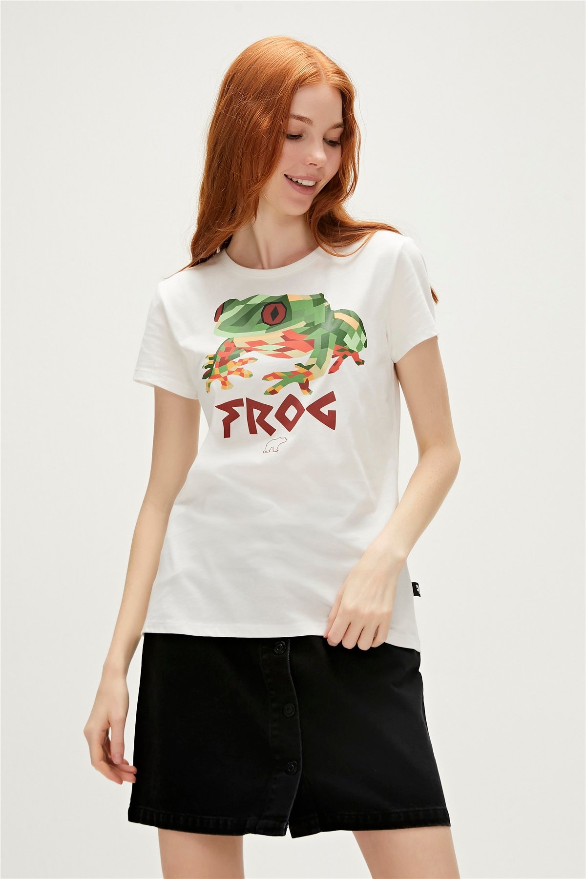 FROG T-SHIRT BEYAZ