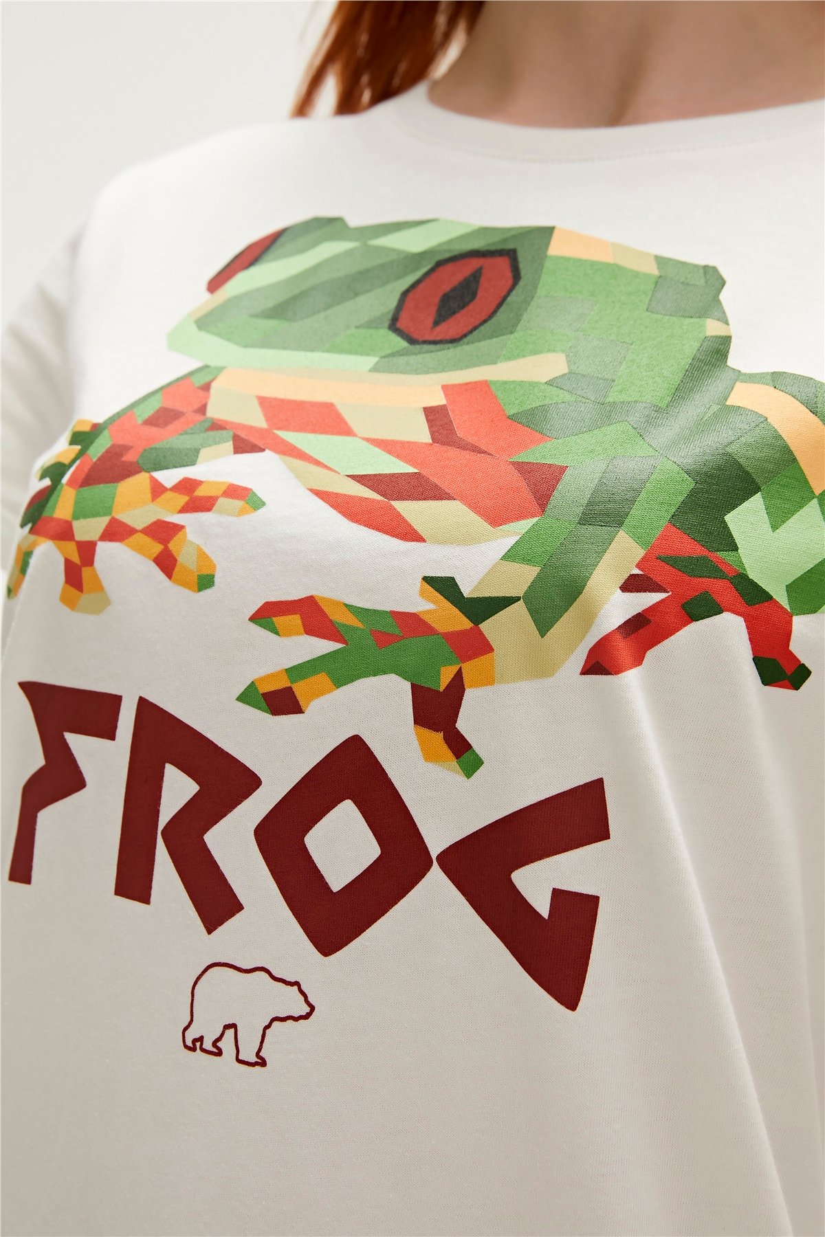 FROG T-SHIRT BEYAZ
