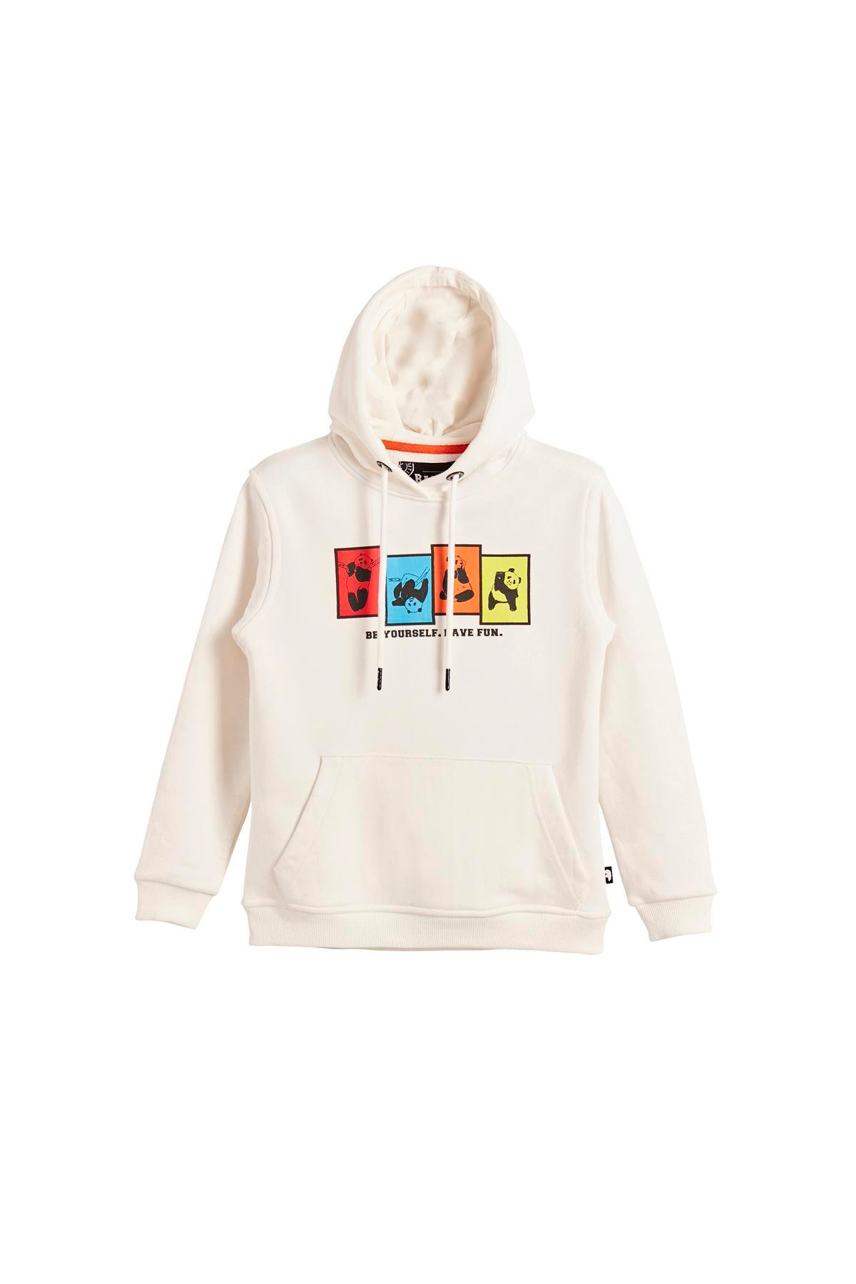 FUN HOODIE JR BEYAZ