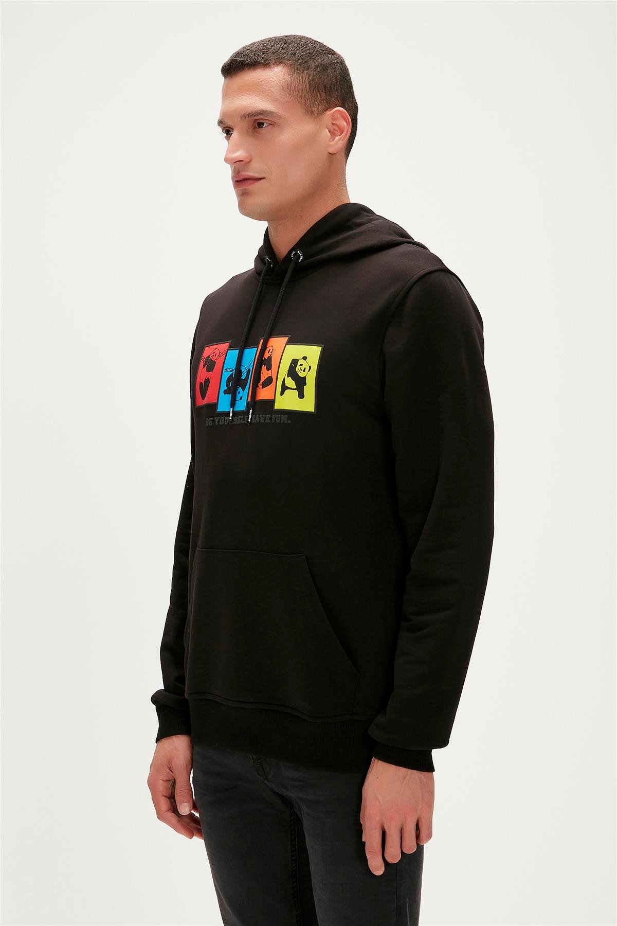 FUN HOODIE SİYAH