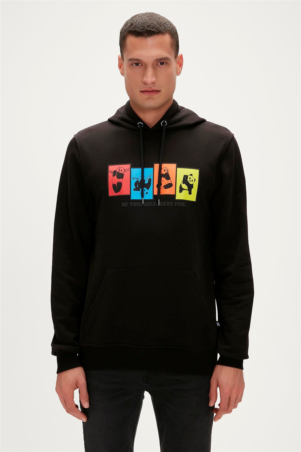 FUN HOODIE SİYAH